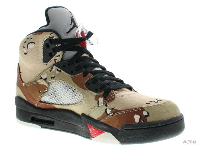 【US9.5】 AIR JORDAN 5 RETRO SUPREME SUPREME 824371-201 【DS】