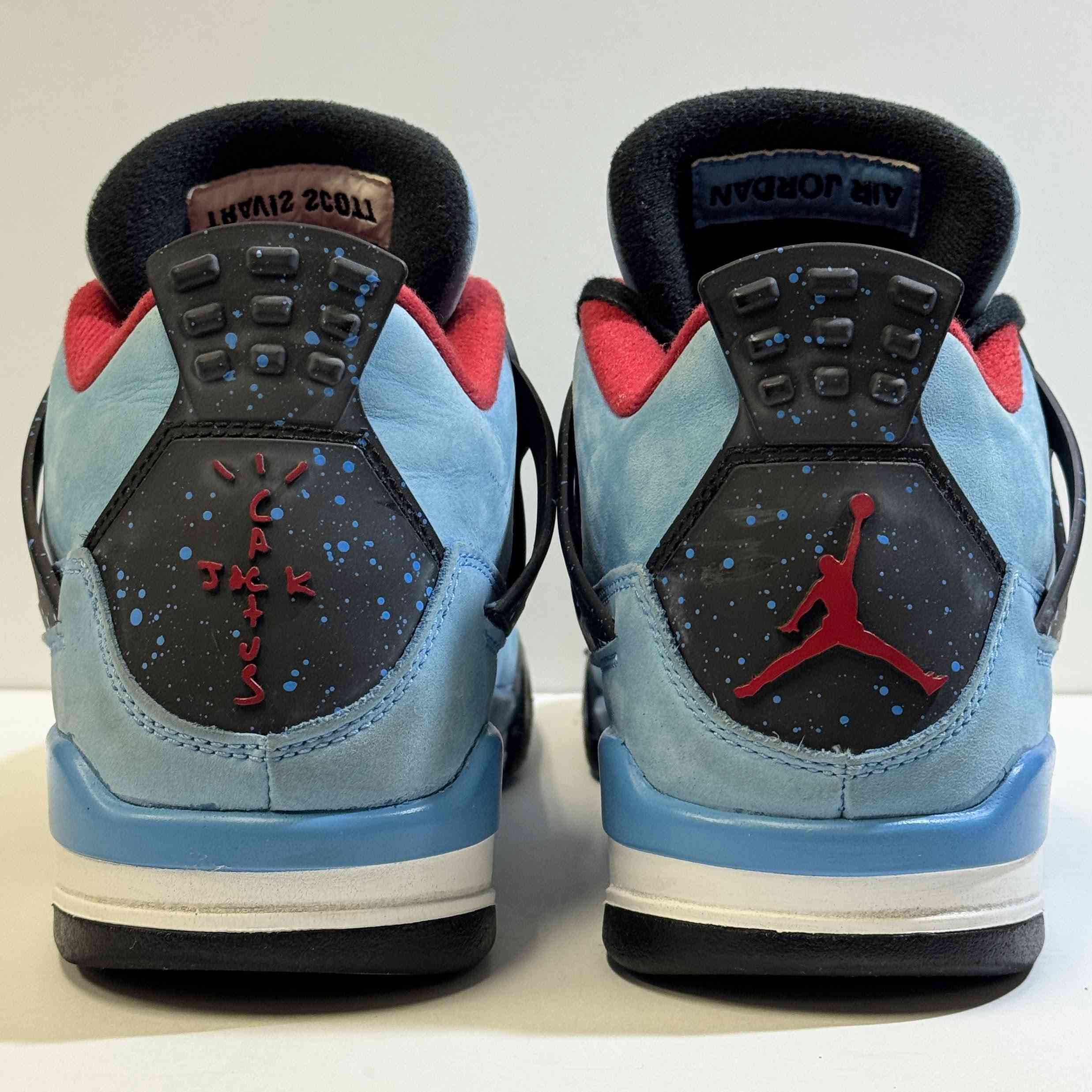 【US8.5】 AIR JORDAN 4 RETRO TRAVIS SCOTT 308497-406 【USED】