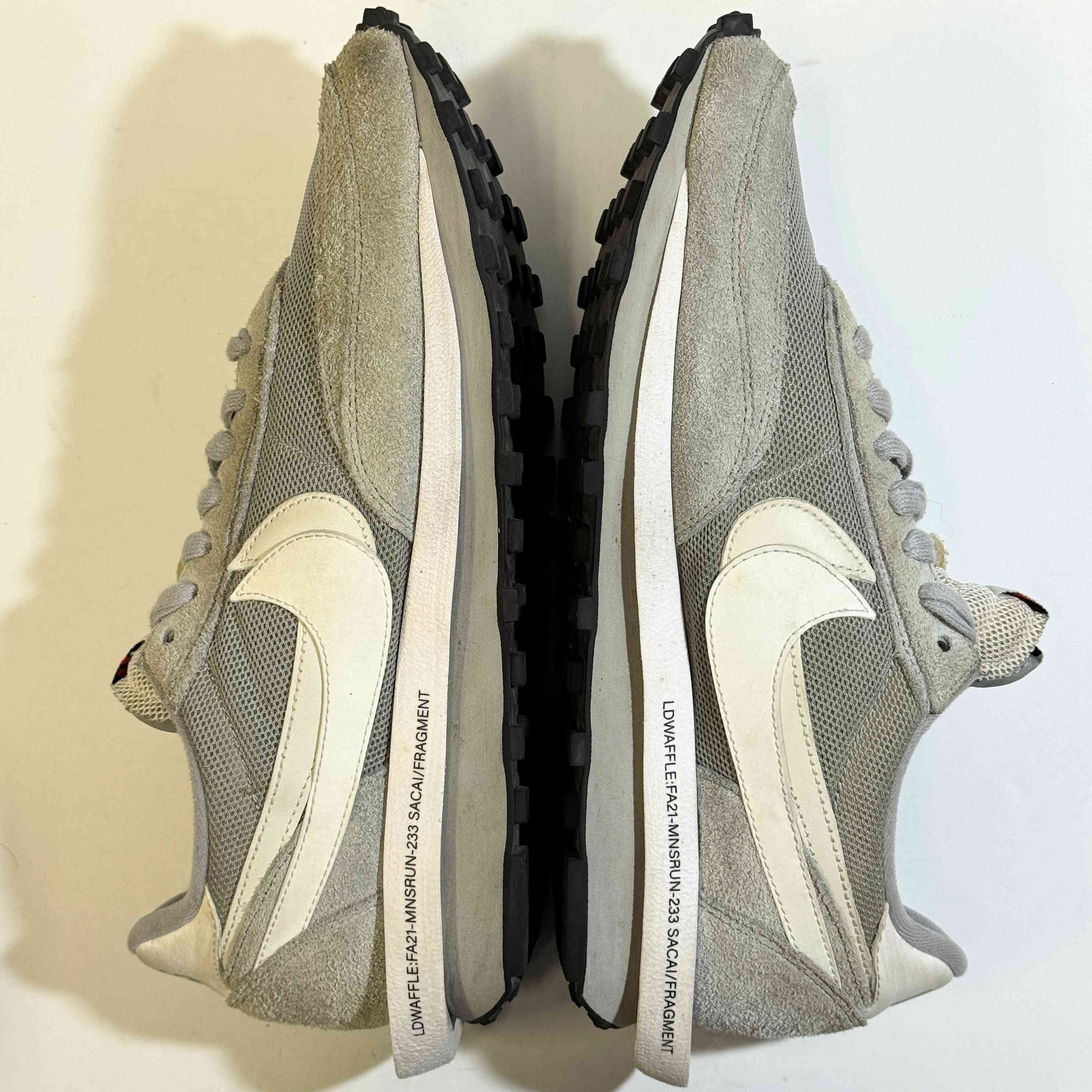 【US12】 NIKE SB LDWAFFLE / SF SACAI/FRAGMENT DH2684-001 【USED】