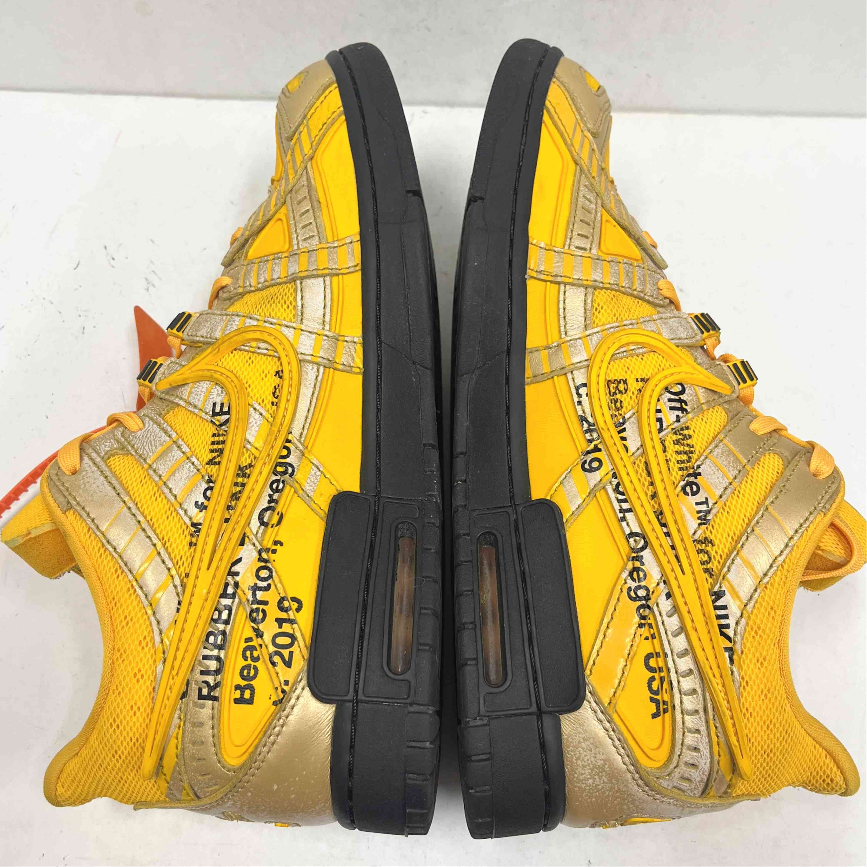 【US10.5】 NIKE OFF WHITE RUBBER DUNK CU6015-700 【USED】
