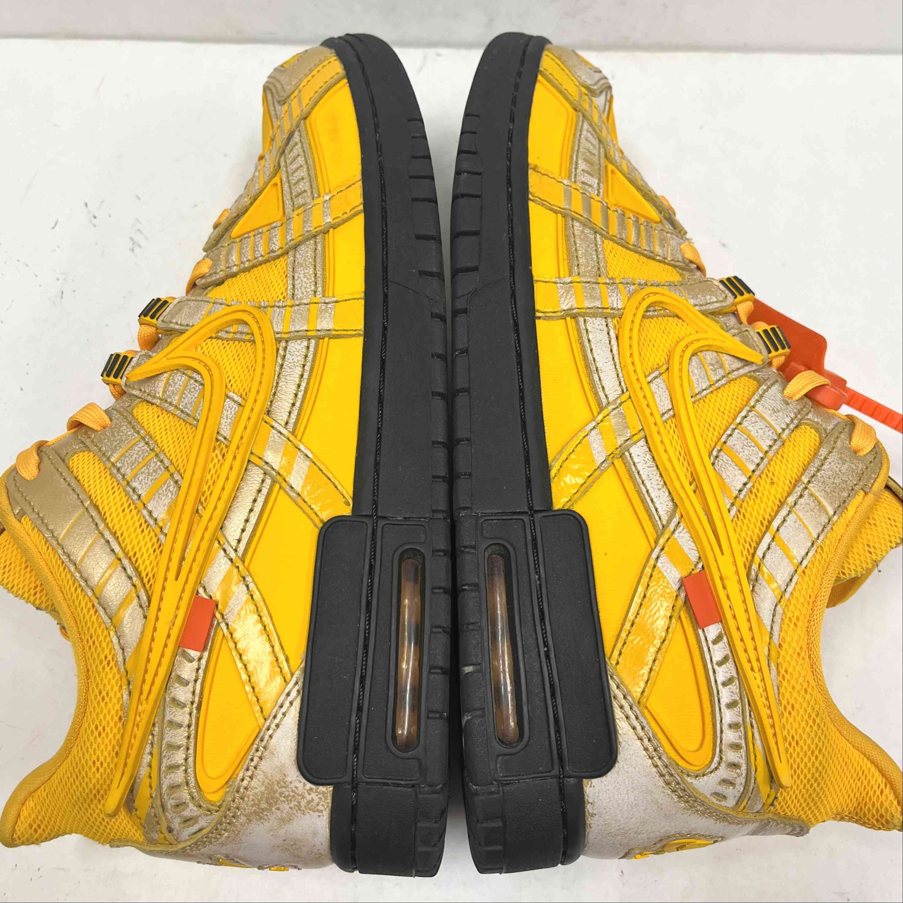 【US10.5】 NIKE OFF WHITE RUBBER DUNK CU6015-700 【USED】