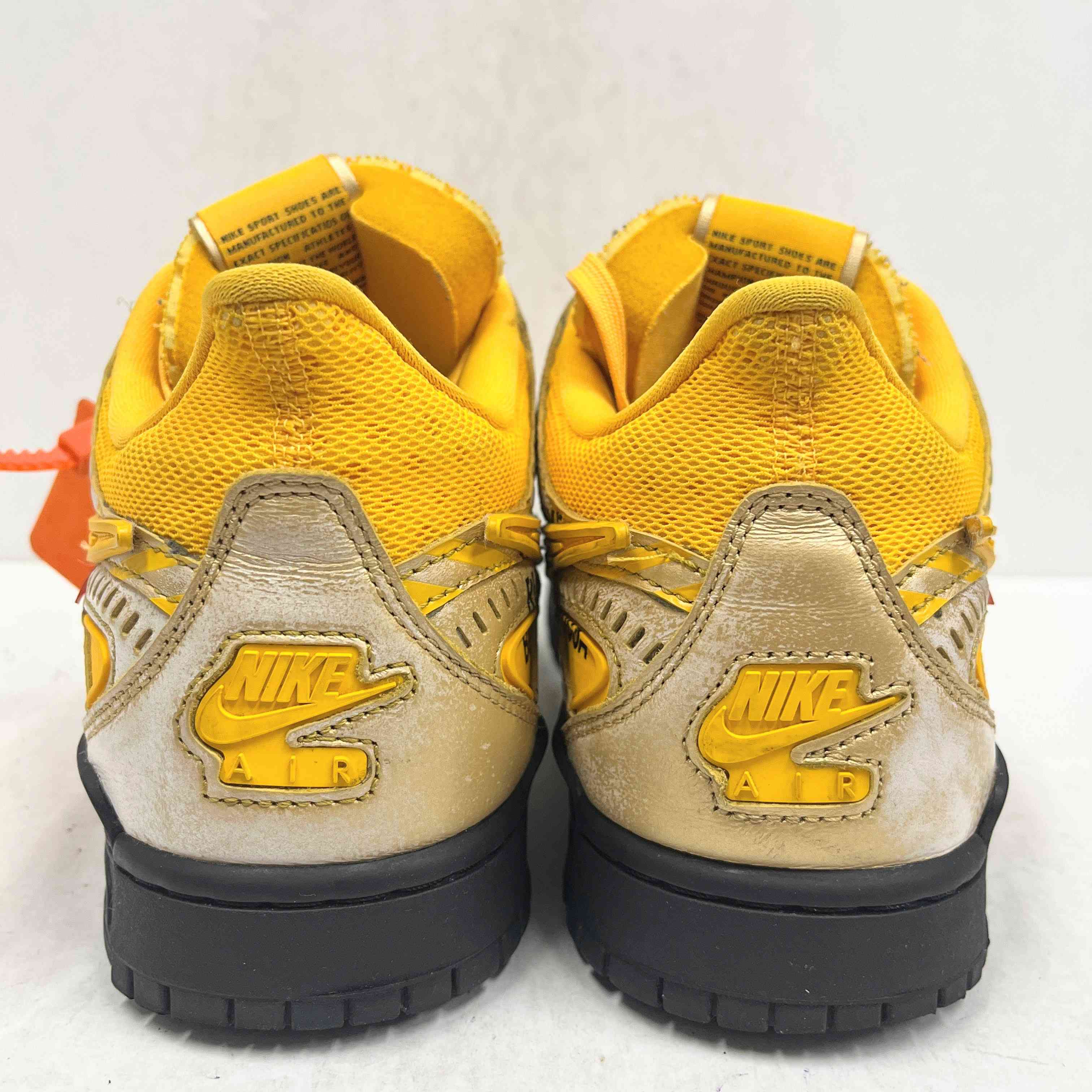 【US10.5】 NIKE OFF WHITE RUBBER DUNK CU6015-700 【USED】