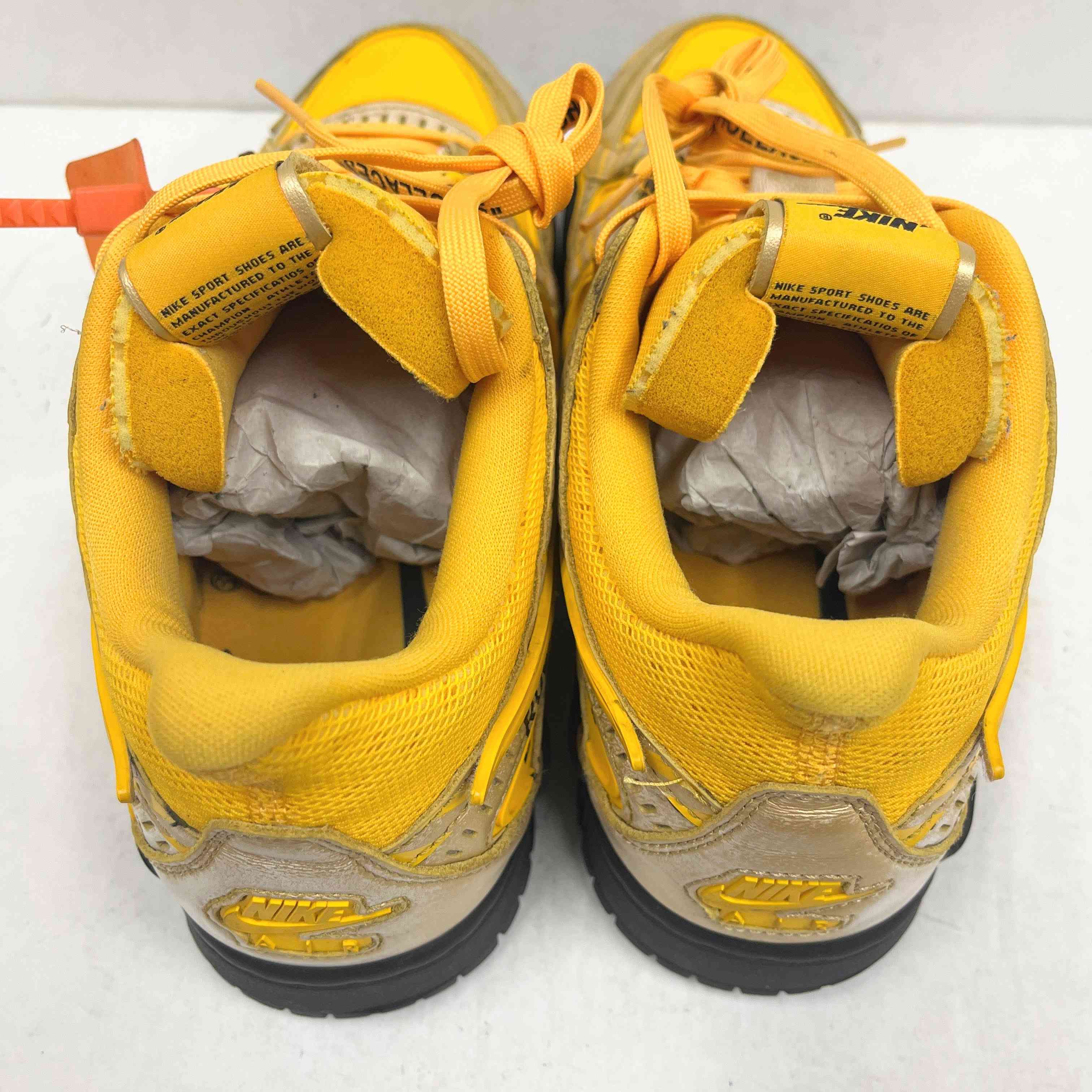 【US10.5】 NIKE OFF WHITE RUBBER DUNK CU6015-700 【USED】