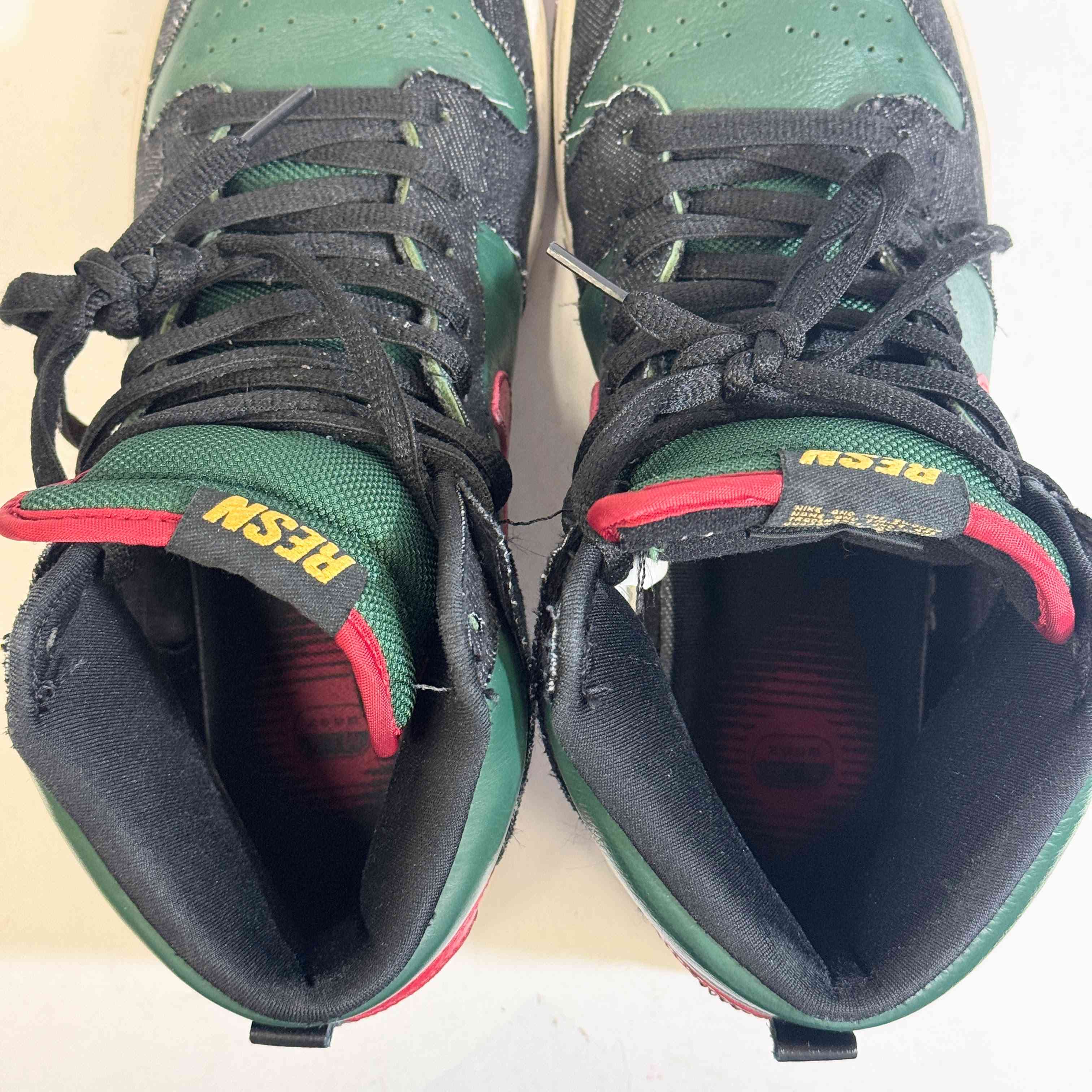 【US9.5】 NIKE SB DUNK HIGH PREMIUM SB RESN RESN 313171-362 【USED】