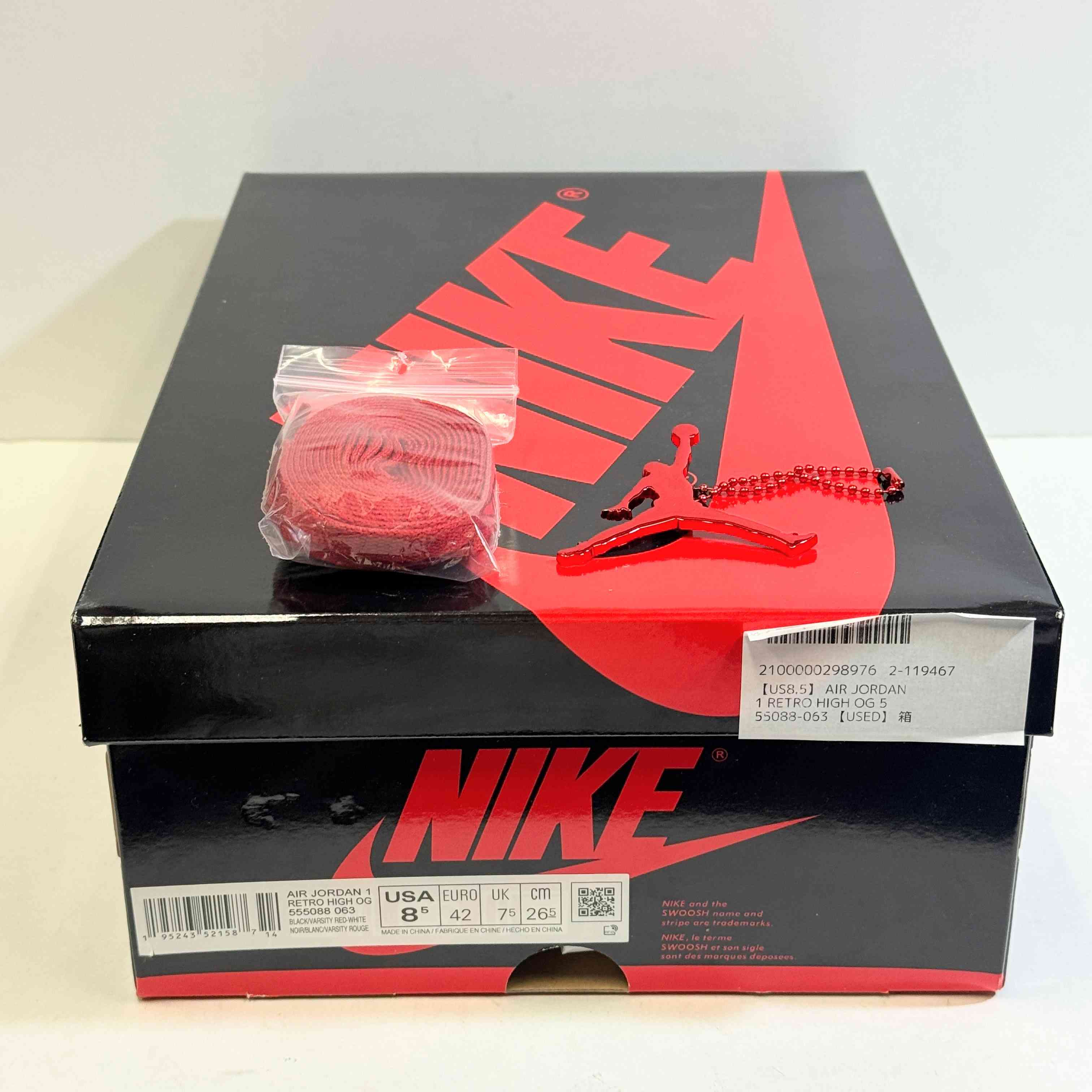 【US8.5】 AIR JORDAN 1 RETRO HIGH OG 555088-063 【USED】