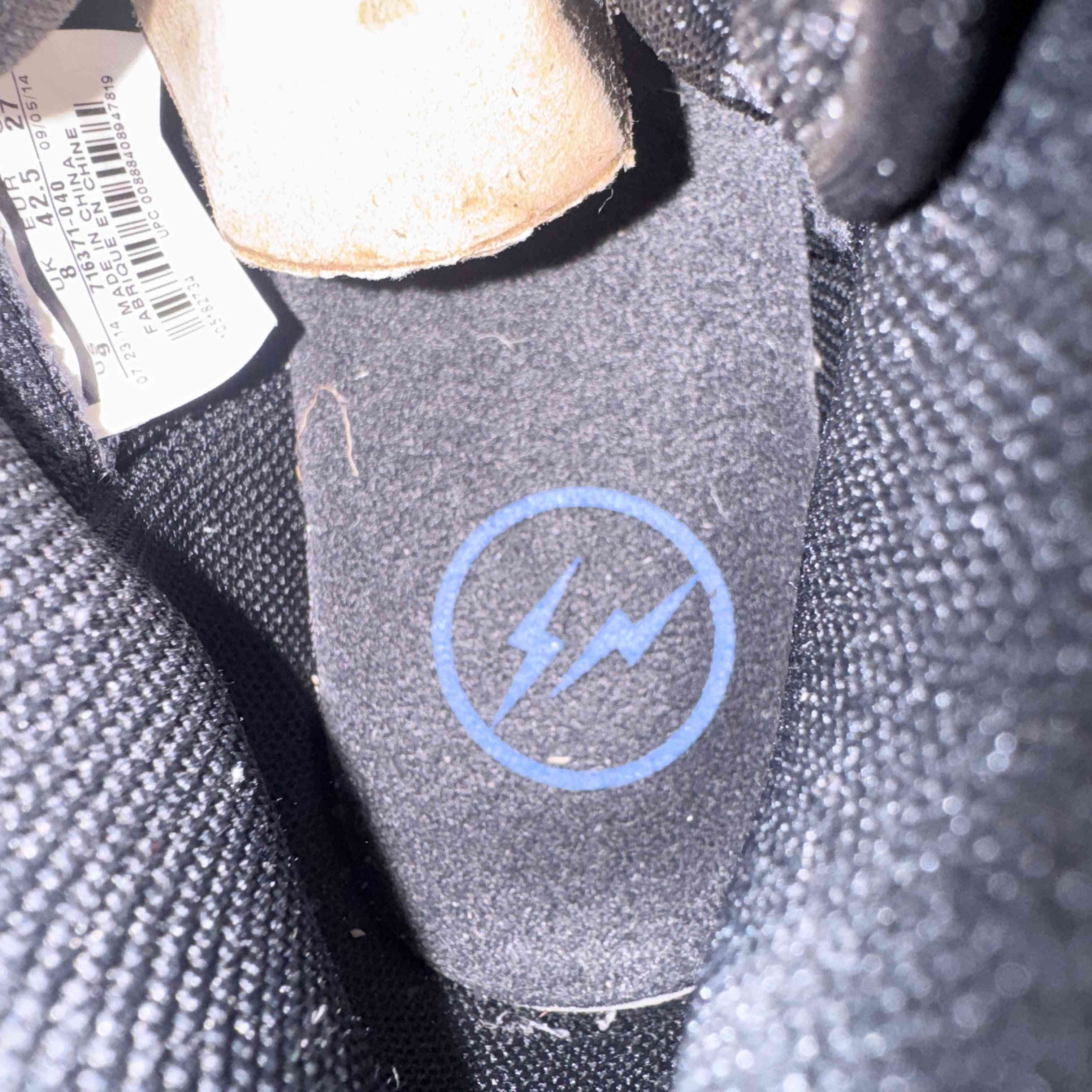 【US9】 AIR JORDAN 1 X FRAGMENT FRAGMENT DESIGN 716371-040 【USED】