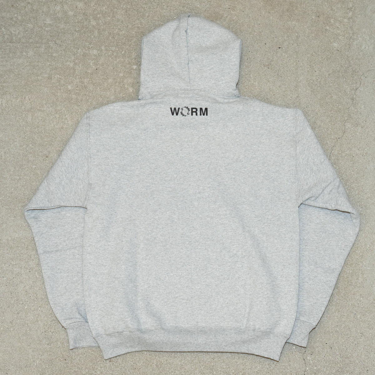 WORM LOGO HOODIE 2025 (GREY) XXL