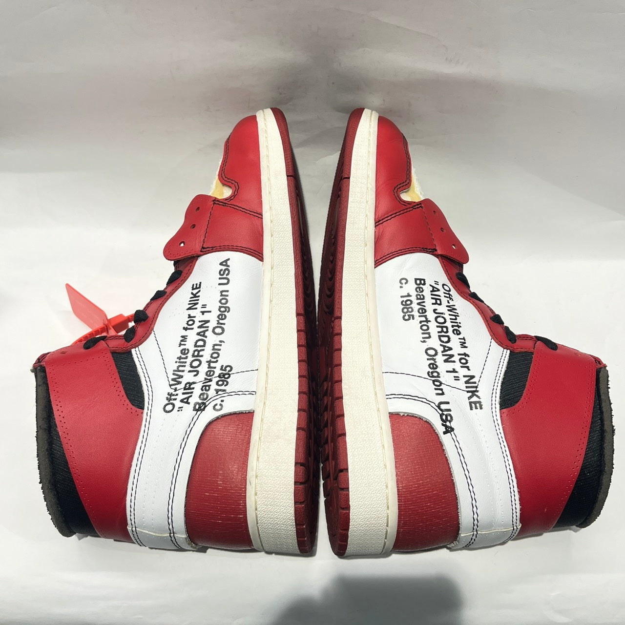 【US13】 THE:10 AIR JORDAN 1 OFF WHITE AA3834-101 【USED】