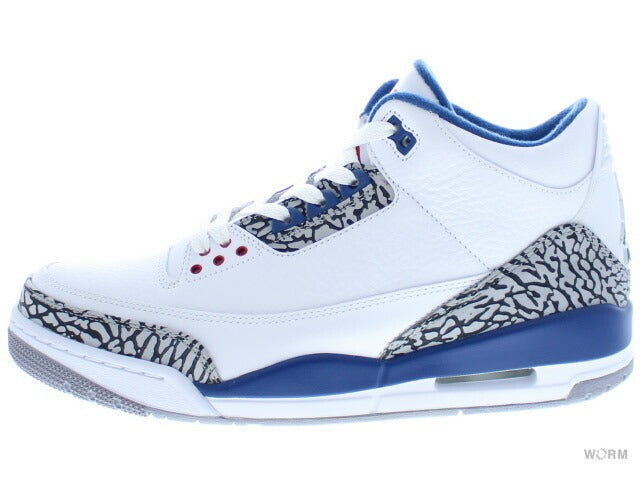 【US11】 AIR JORDAN 3 RETRO TRUE BLUE 136064-104 【DS】