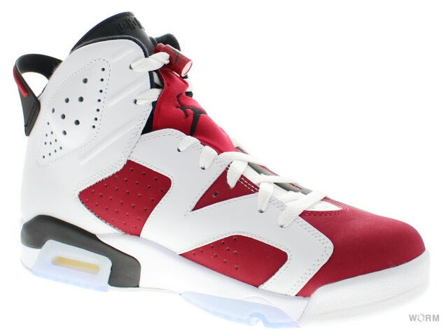【US10】 AIR JORDAN 6 RETRO Carmine 384664-160 【DS】