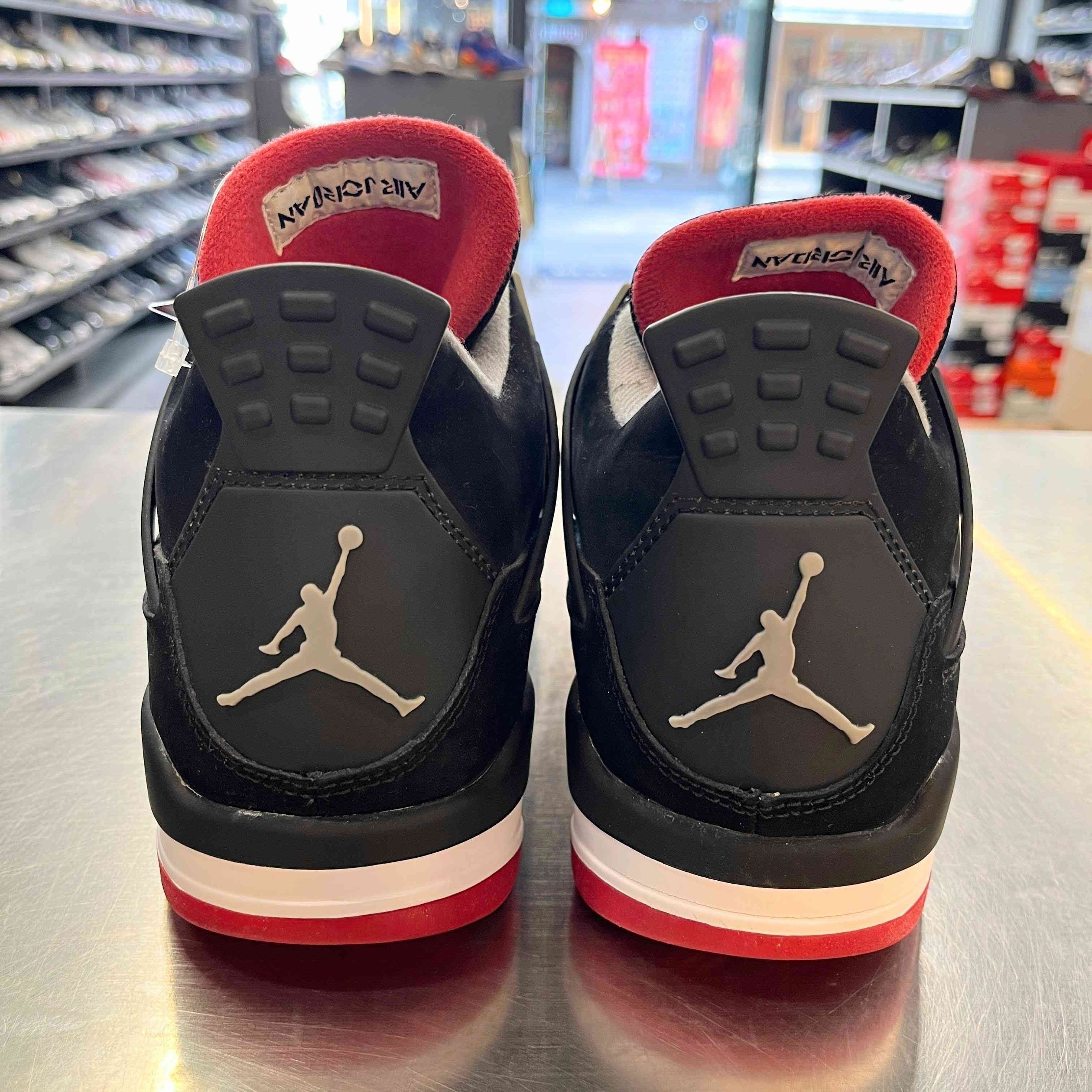 【US10】 AIR JORDAN 4 RETRO BRED 308497-089 【USED】
