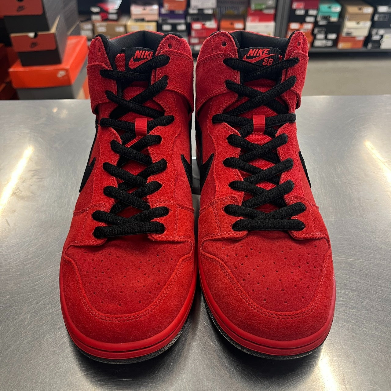 【US11】 NIKE SB DUNK HIGH PRO SB Red Devil 305050-600 【USED】