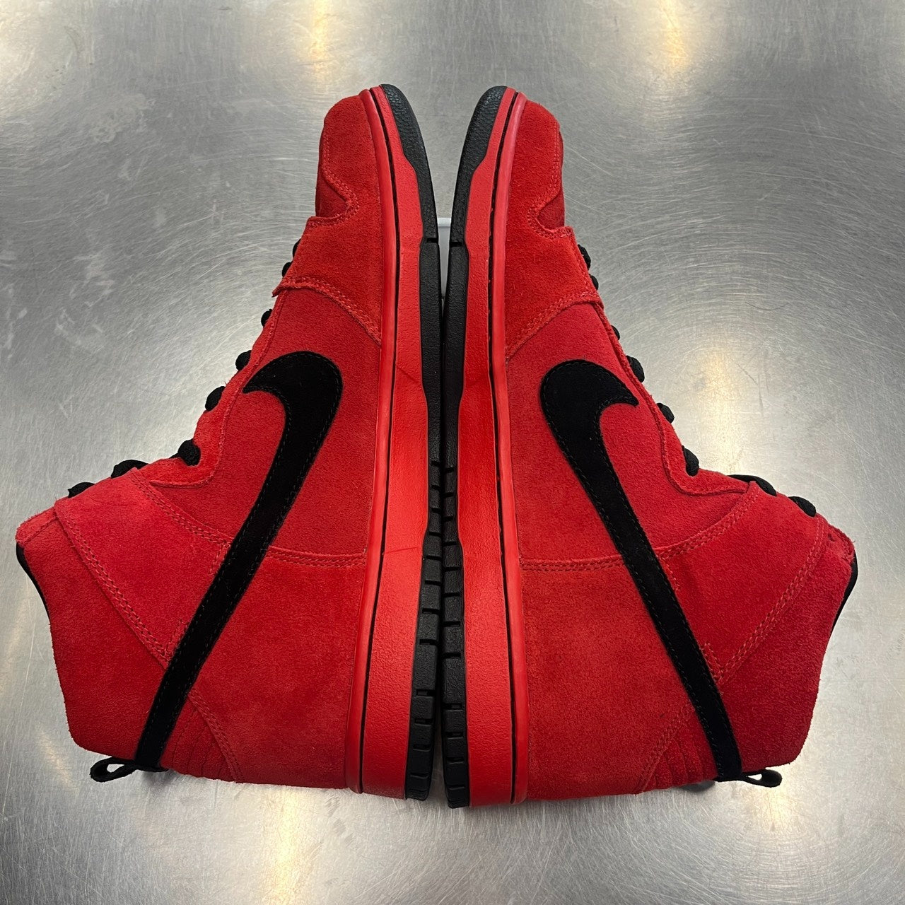 【US11】 NIKE SB DUNK HIGH PRO SB Red Devil 305050-600 【USED】