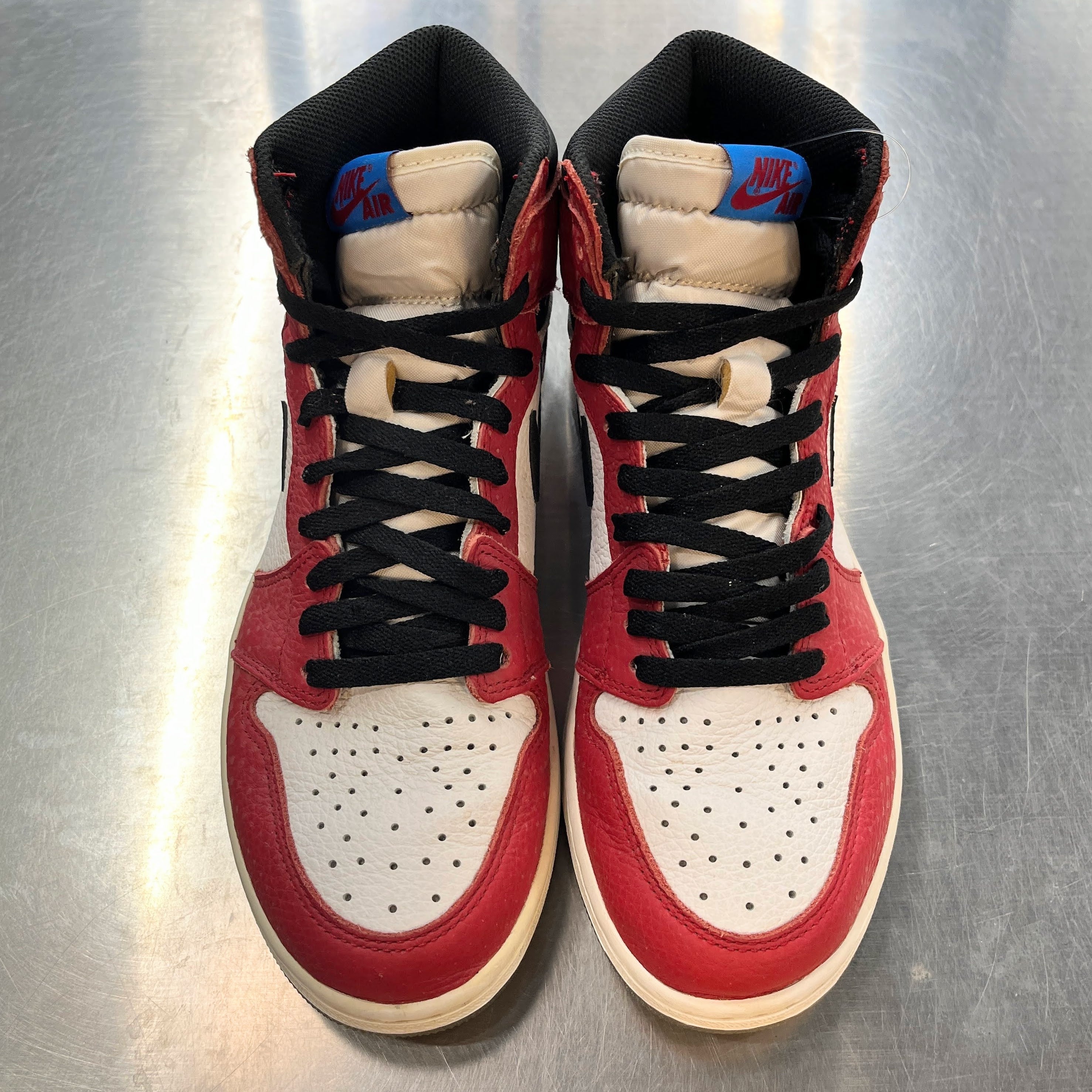 【US9】 AIR JORDAN 1 RETRO HIGH OG Spider-Man Origin Story 555088-602 【USED】