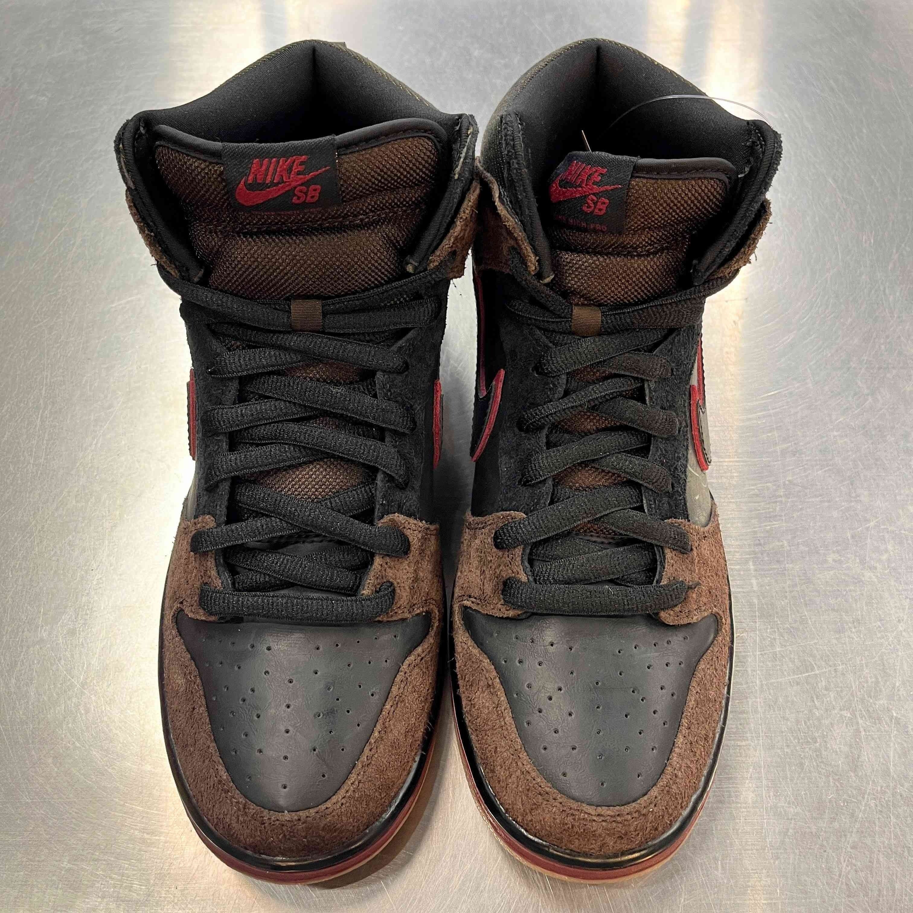 【US10】 NIKE SB DUNK HIGH PREMIUM SB BROOKLYN PROJECT 313171-013 【USED】