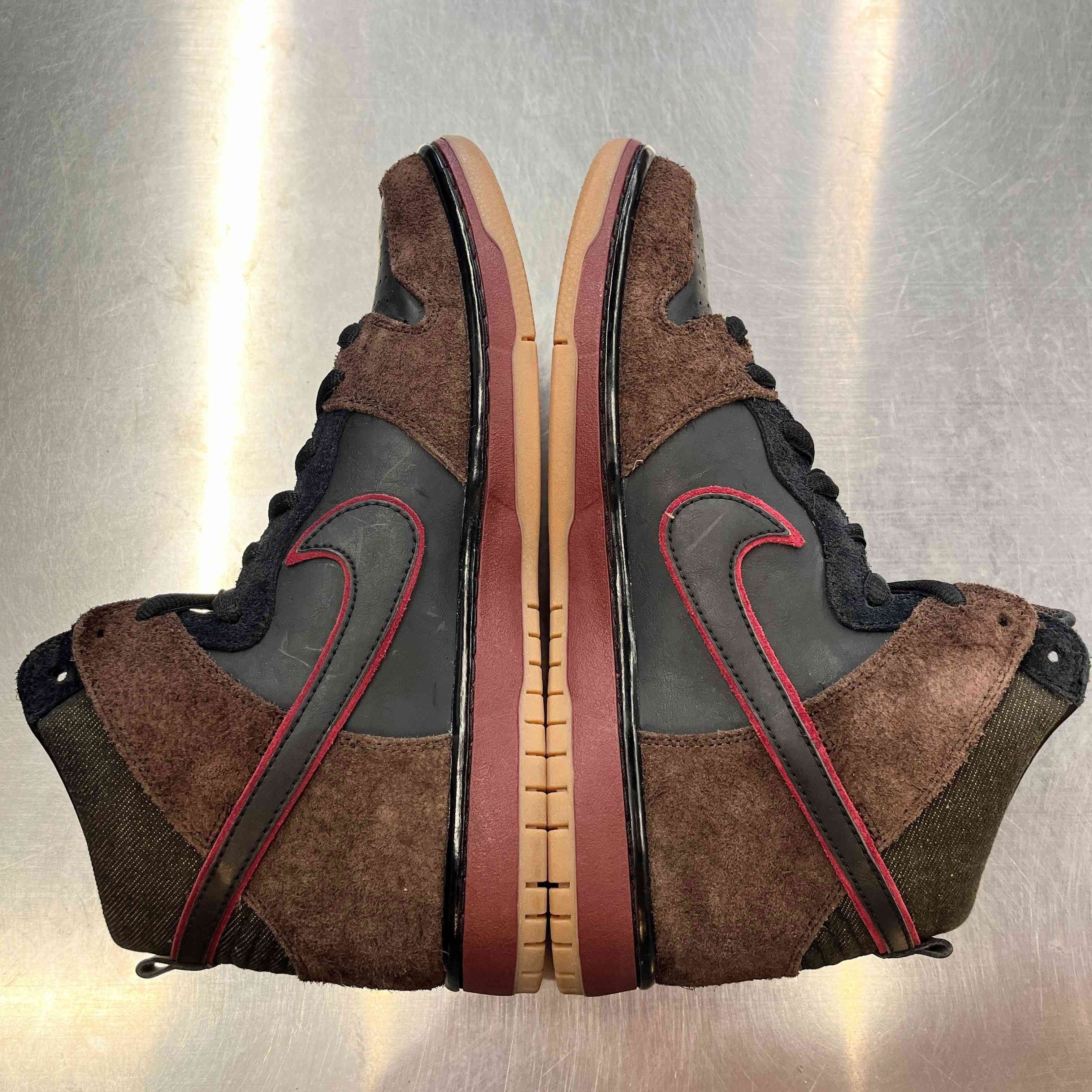【US10】 NIKE SB DUNK HIGH PREMIUM SB BROOKLYN PROJECT 313171-013 【USED】