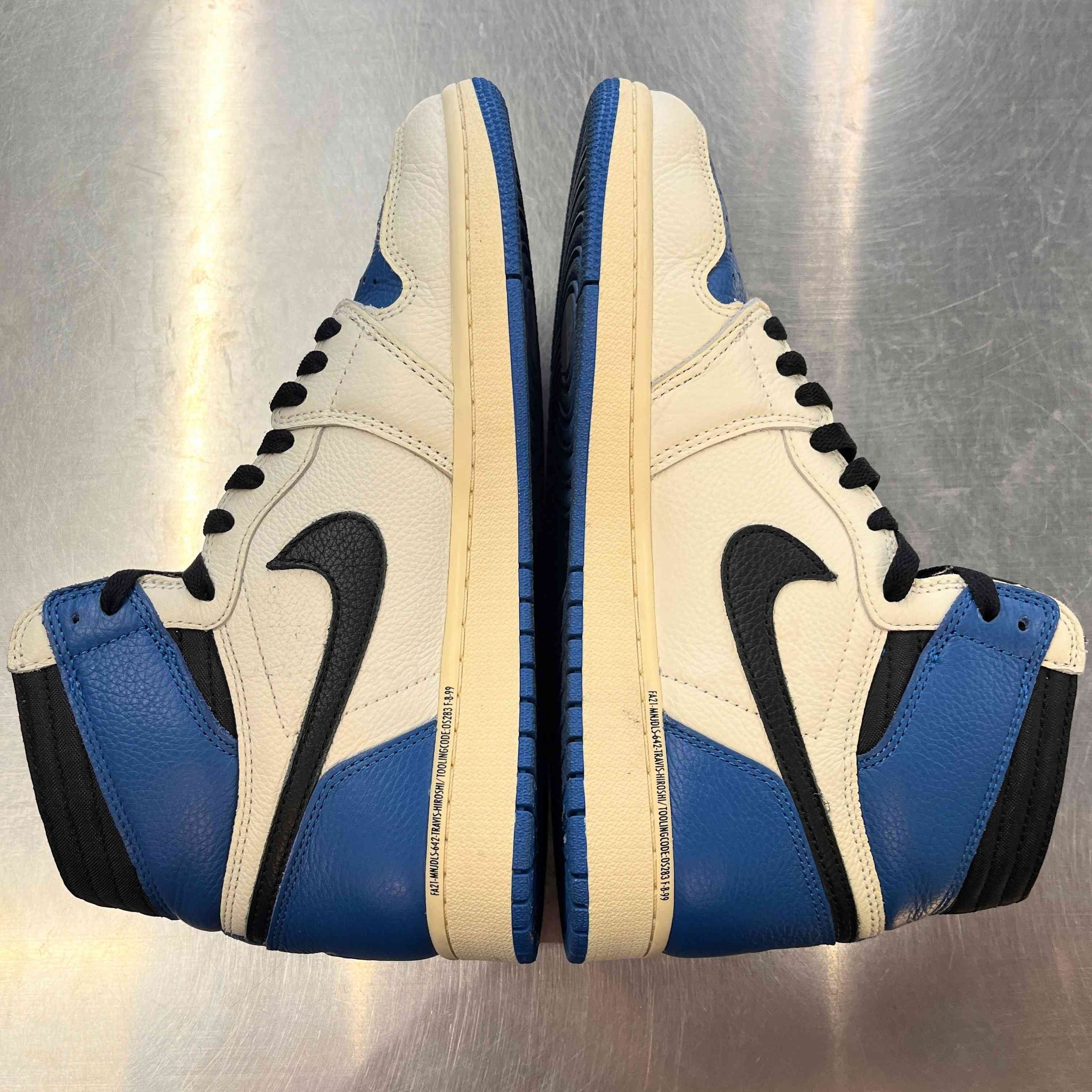 【US8.5】 AIR JORDAN 1 RETRO HIGH OG SP Travis Scott / Fragment DH3227-105 【USED】