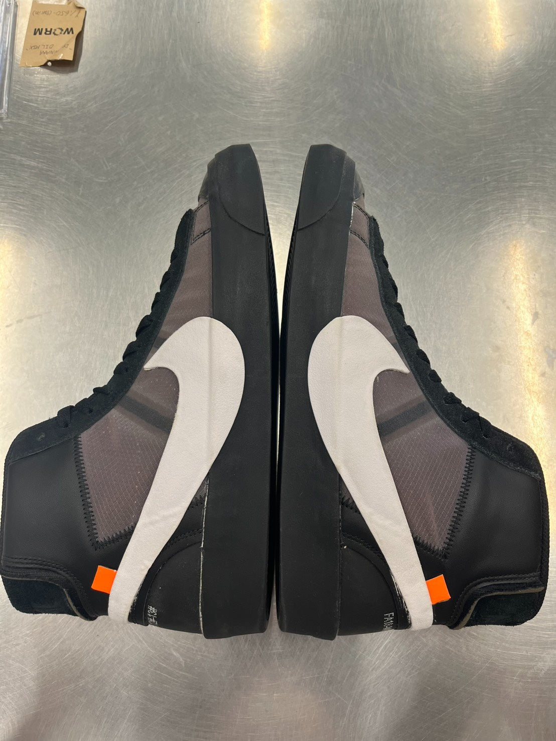 【US12】 NIKE THE:10 BLAZER MID OFF WHITE AA3832-001 【USED】