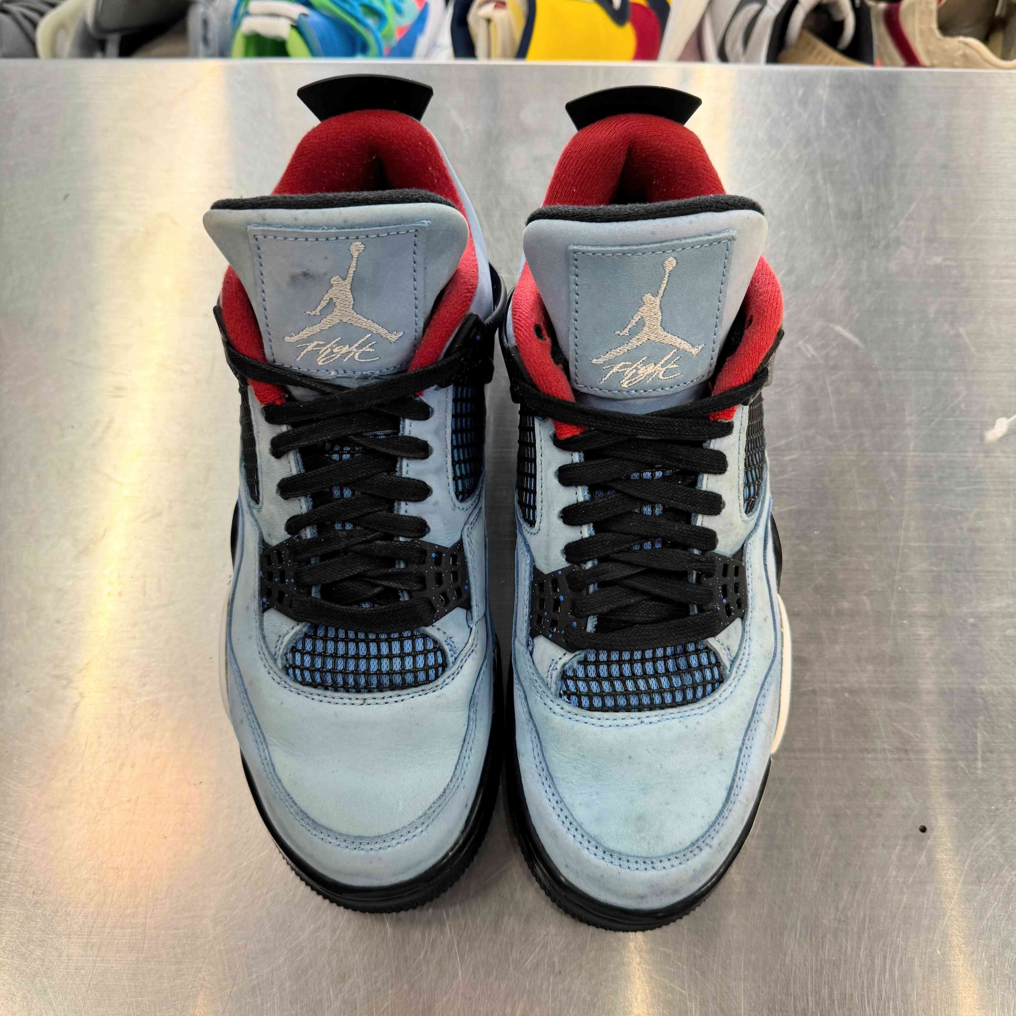 【US7.5】 AIR JORDAN 4 RETRO Travis Scott 308497-406 【USED】