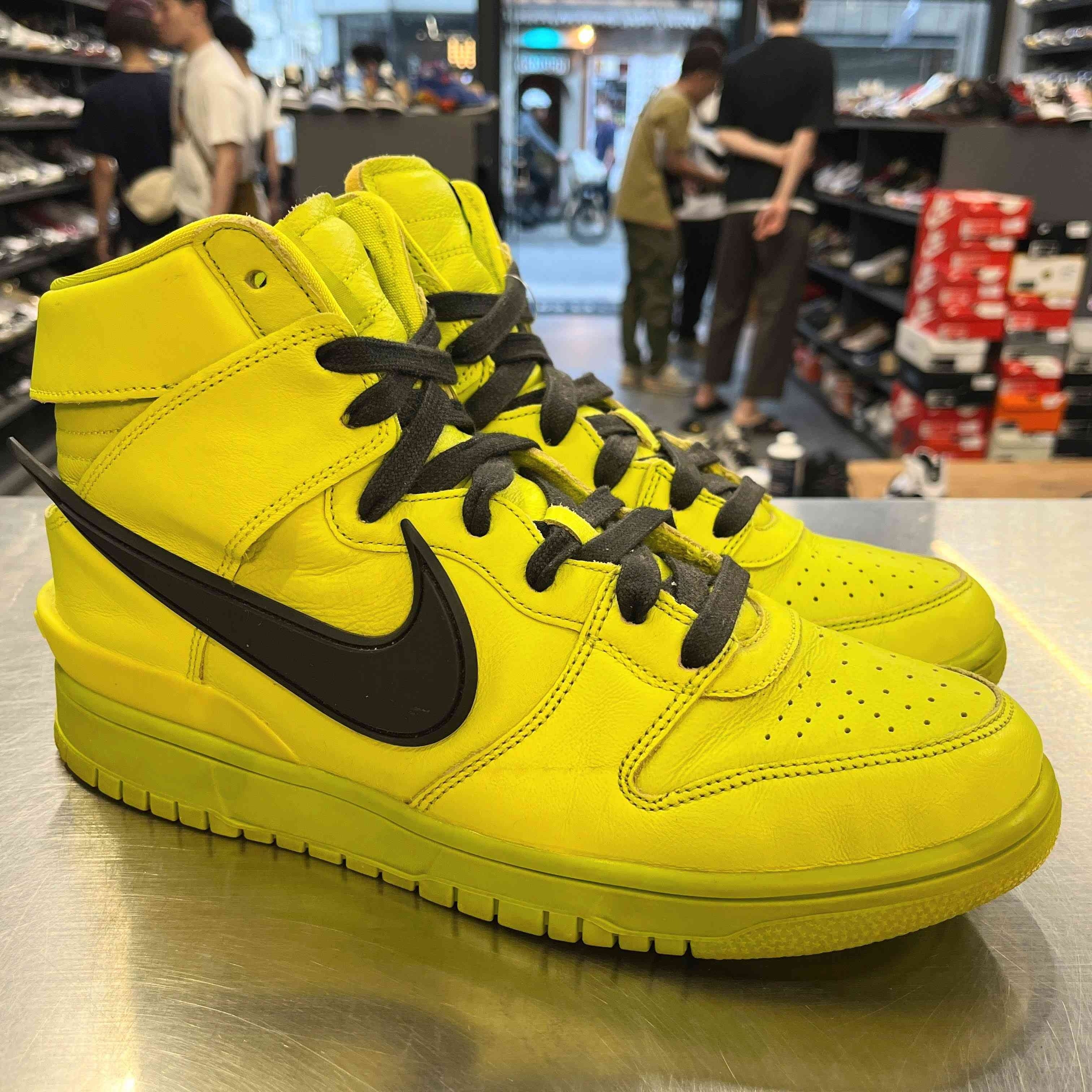 【US9】 NIKE DUNK HI AMBUSH CU7544-300 【USED】
