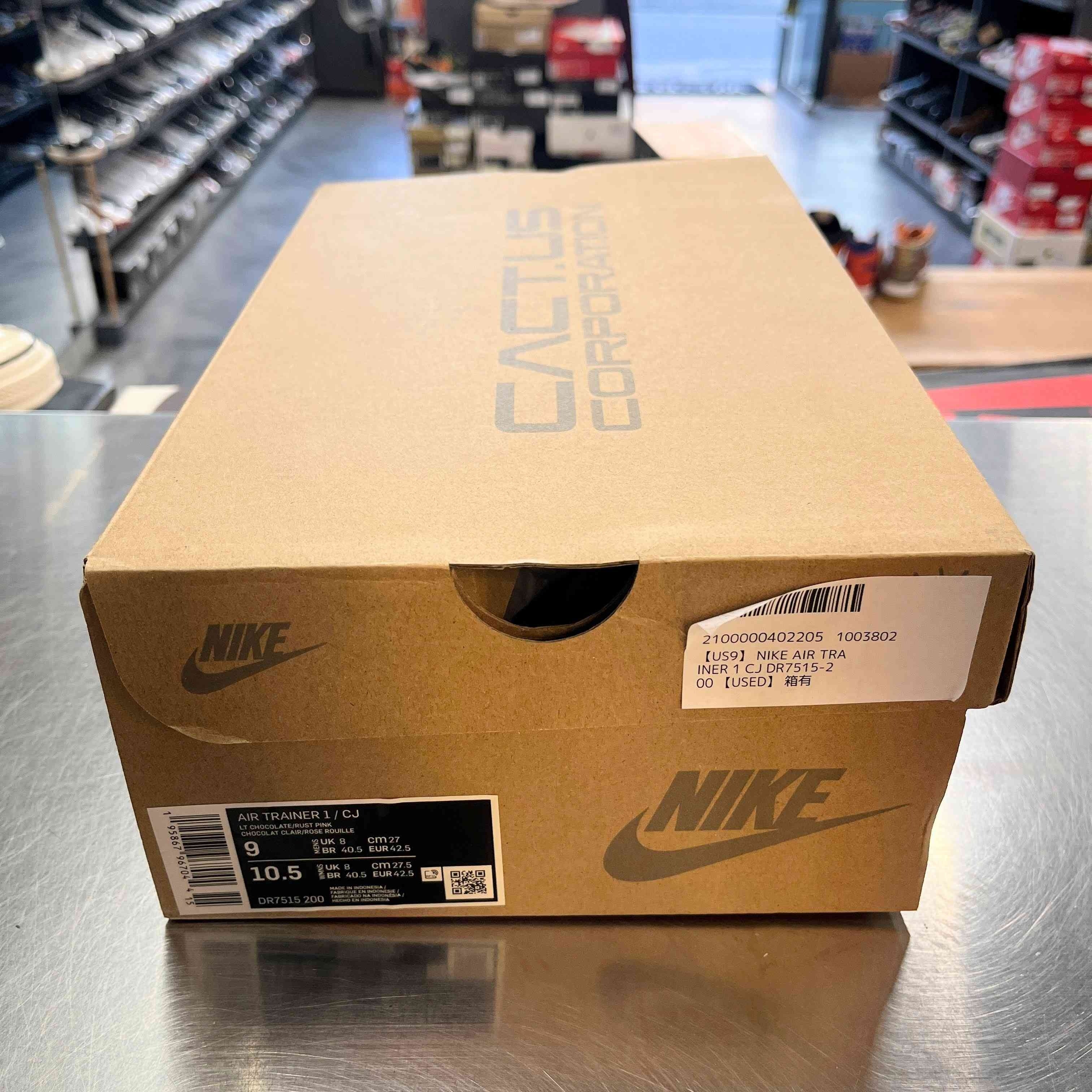 【US9】 NIKE AIR TRAINER 1 CJ DR7515-200 【USED】
