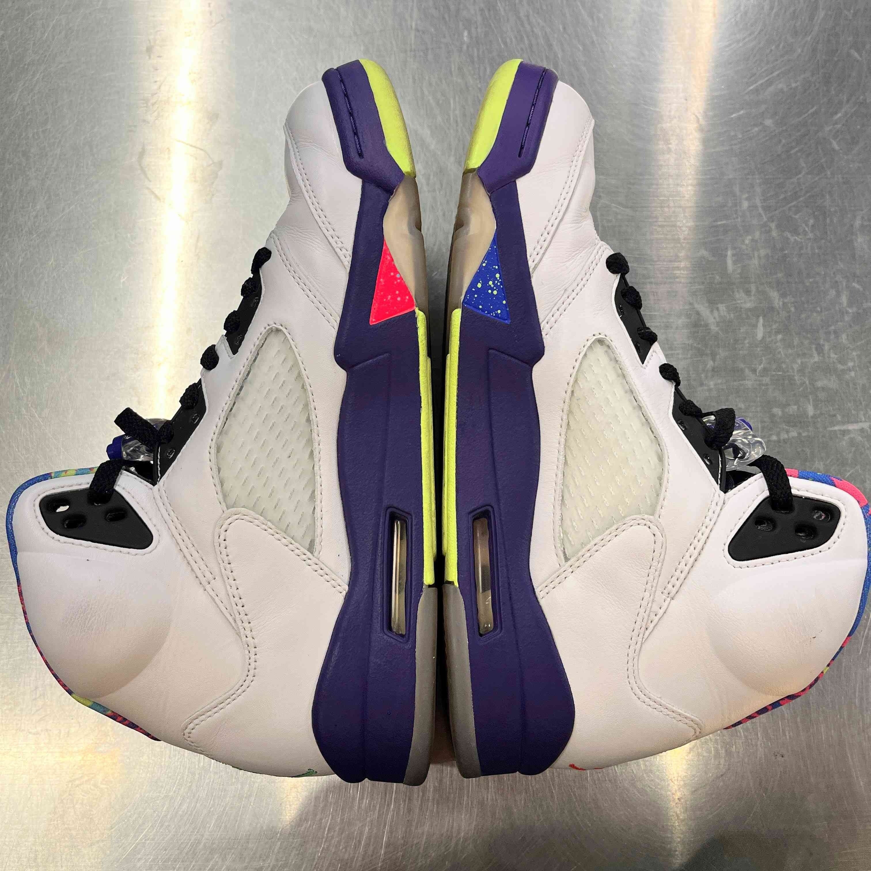 【US8】 AIR JORDAN 5 RETRO BEL-AIR DB3335-100 【USED】
