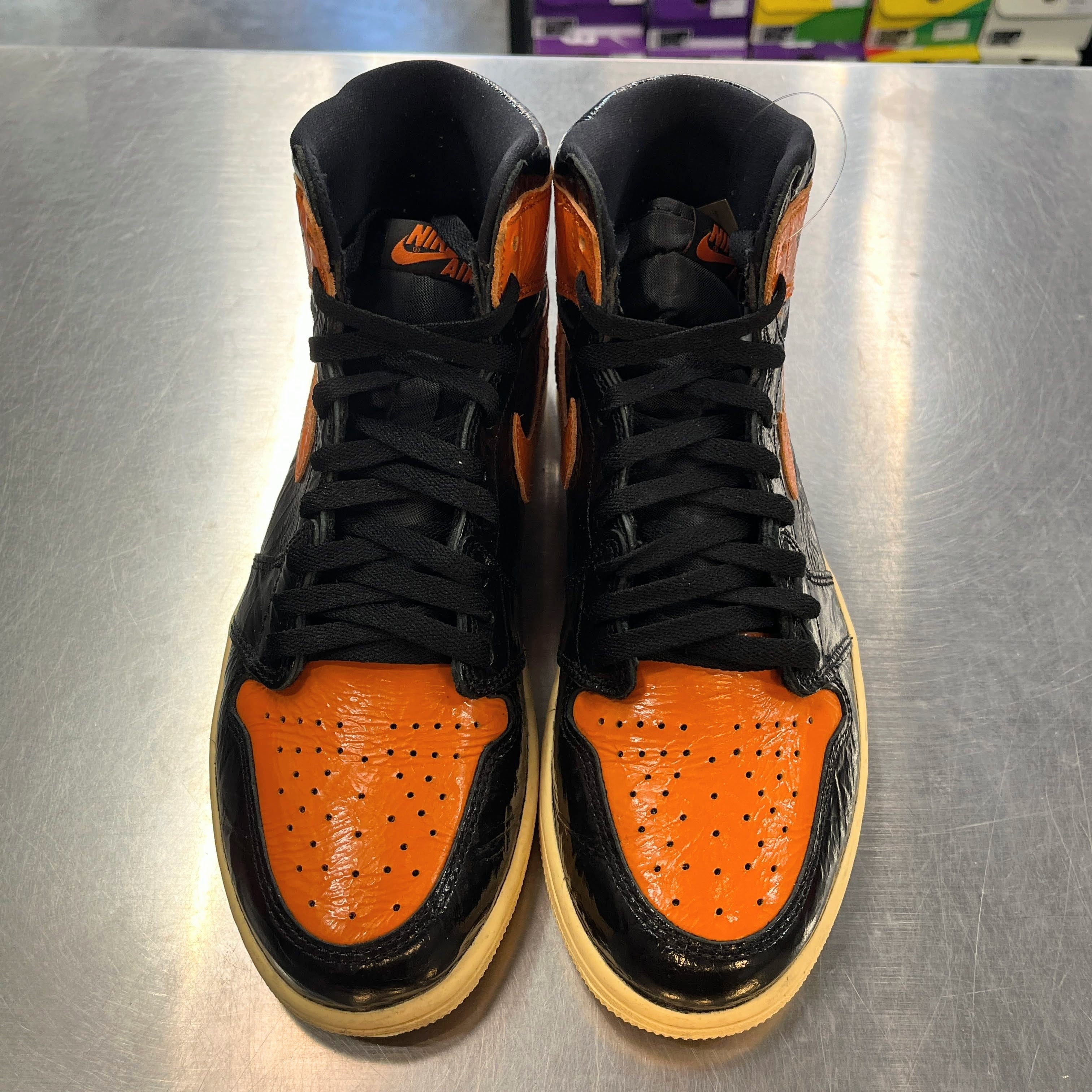 【US9.5】 AIR JORDAN 1 RETRO HIGH OG SHATTERED BACKBOARD 3.0 555088-028 【USED】