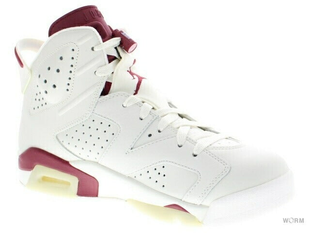 【US8.5】 AIR JORDAN 6 RETRO MAROON 384664-116 【DS】