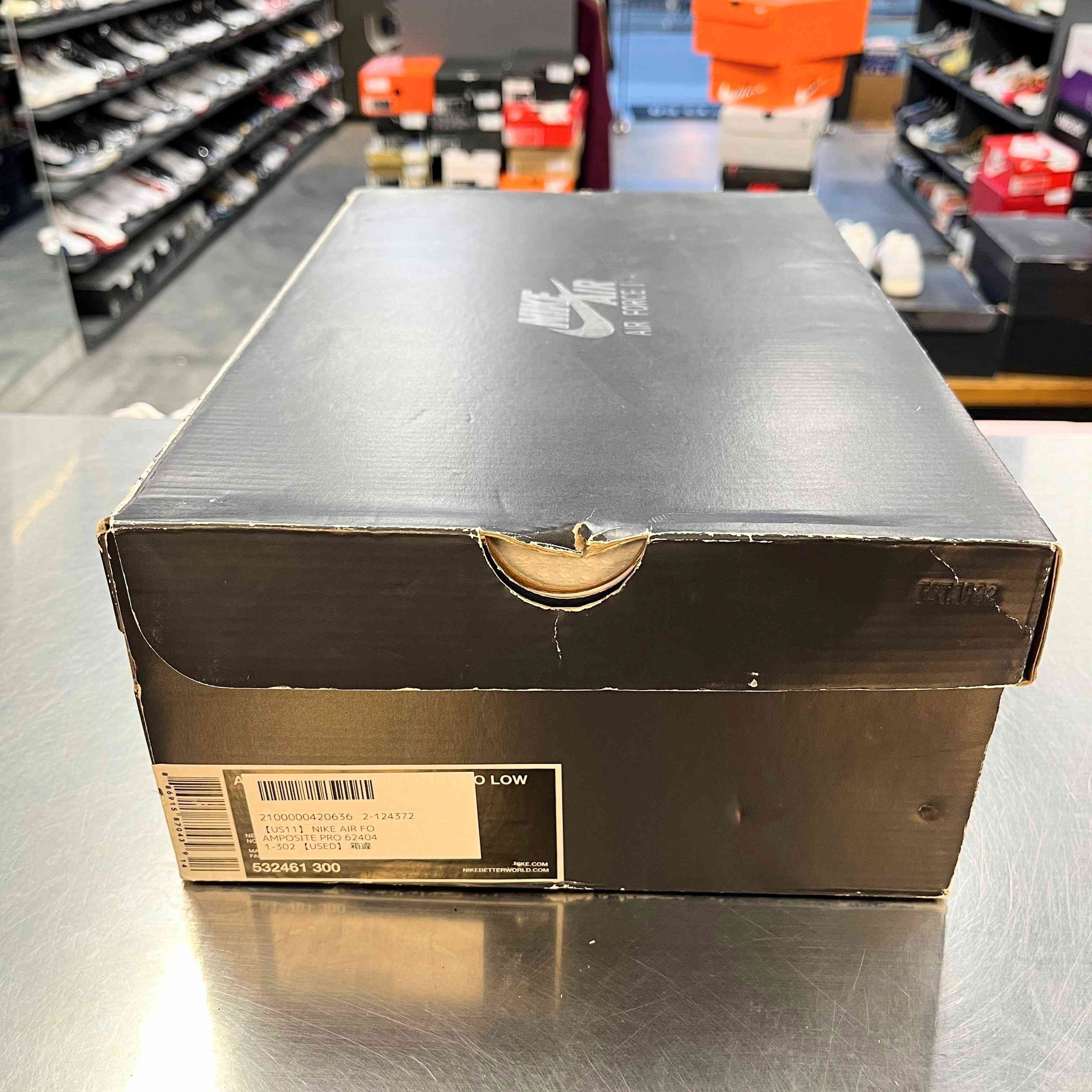 【US11】 NIKE AIR FOAMPOSITE PRO 624041-302 【USED】 箱違