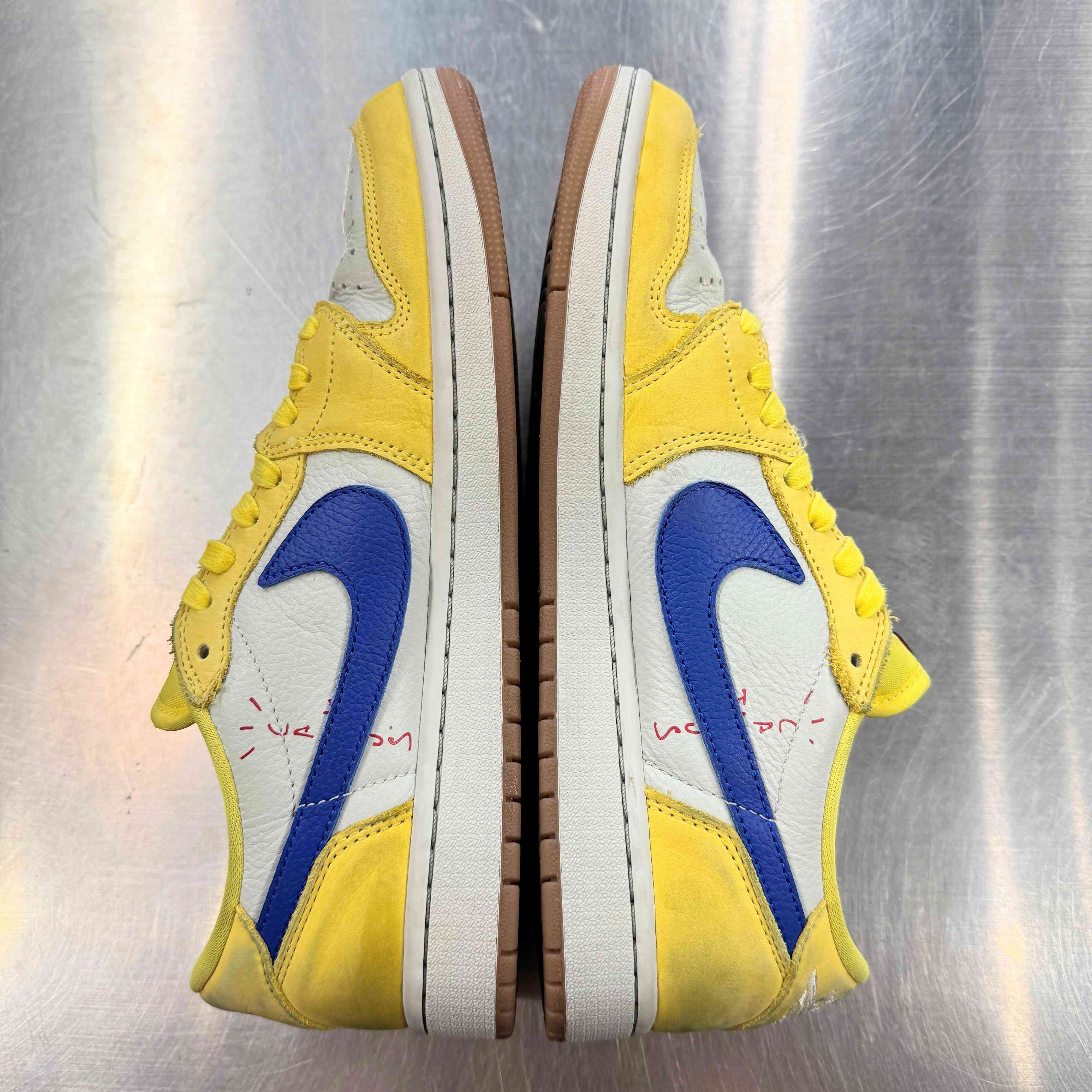 【W US10.5】 AIR JORDAN 1 LOW OG SP TRAVIS SCOTT DZ4137-700 【USED】
