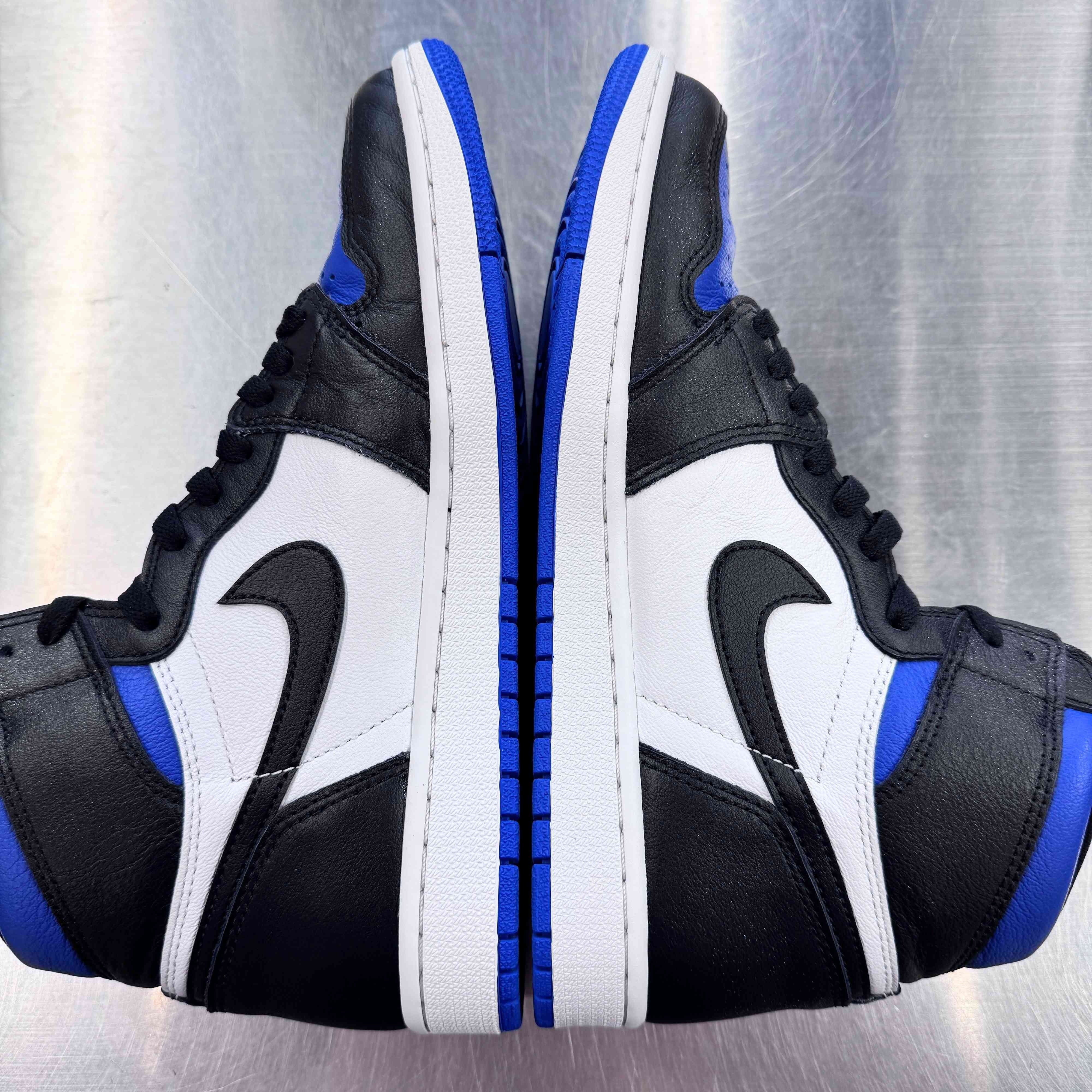 【US9.5】 AIR JORDAN 1 RETRO HIGH OG ROYAL TOE 555088-041 【USED】