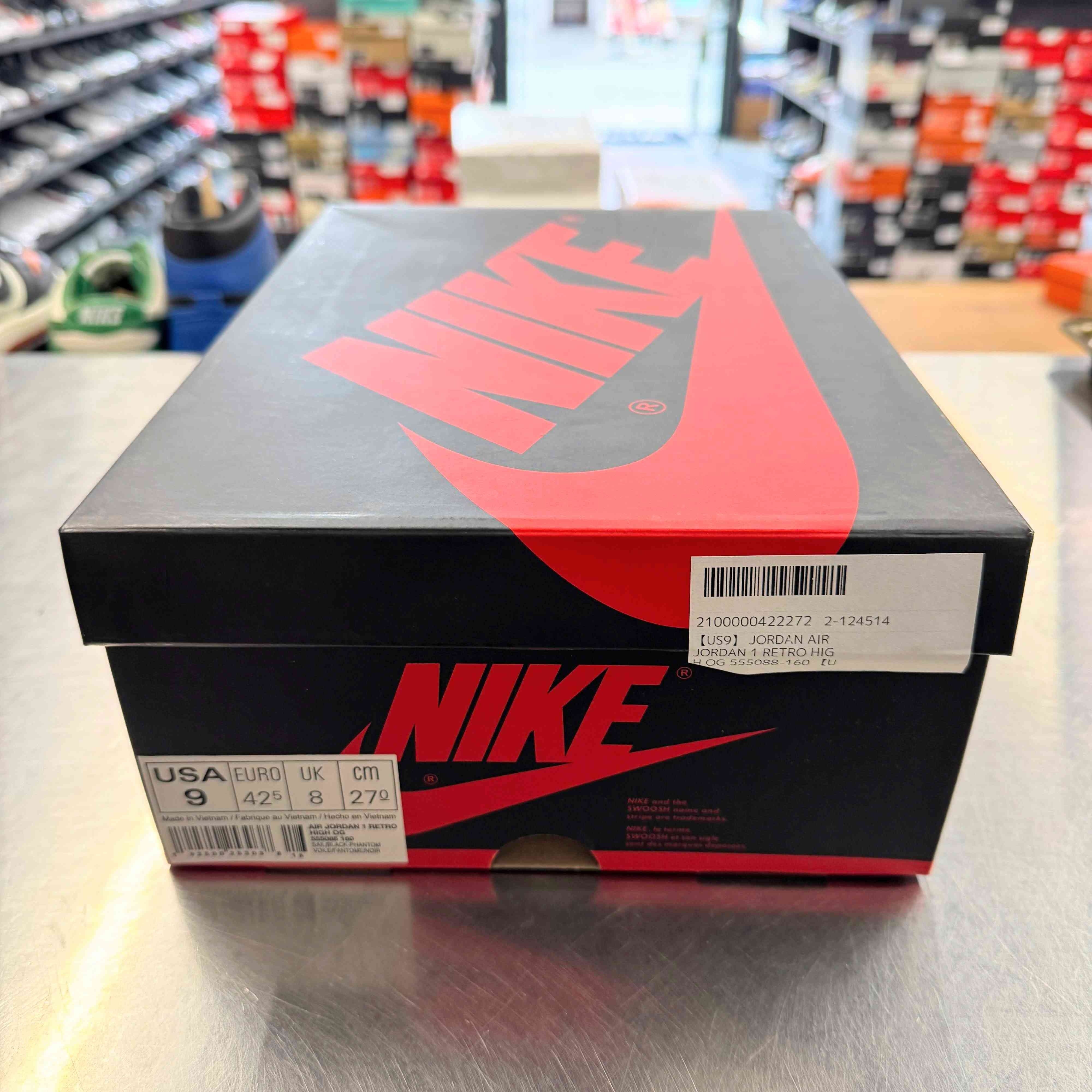 【US9】 JORDAN AIR JORDAN 1 RETRO HIGH OG 555088-160 【USED】