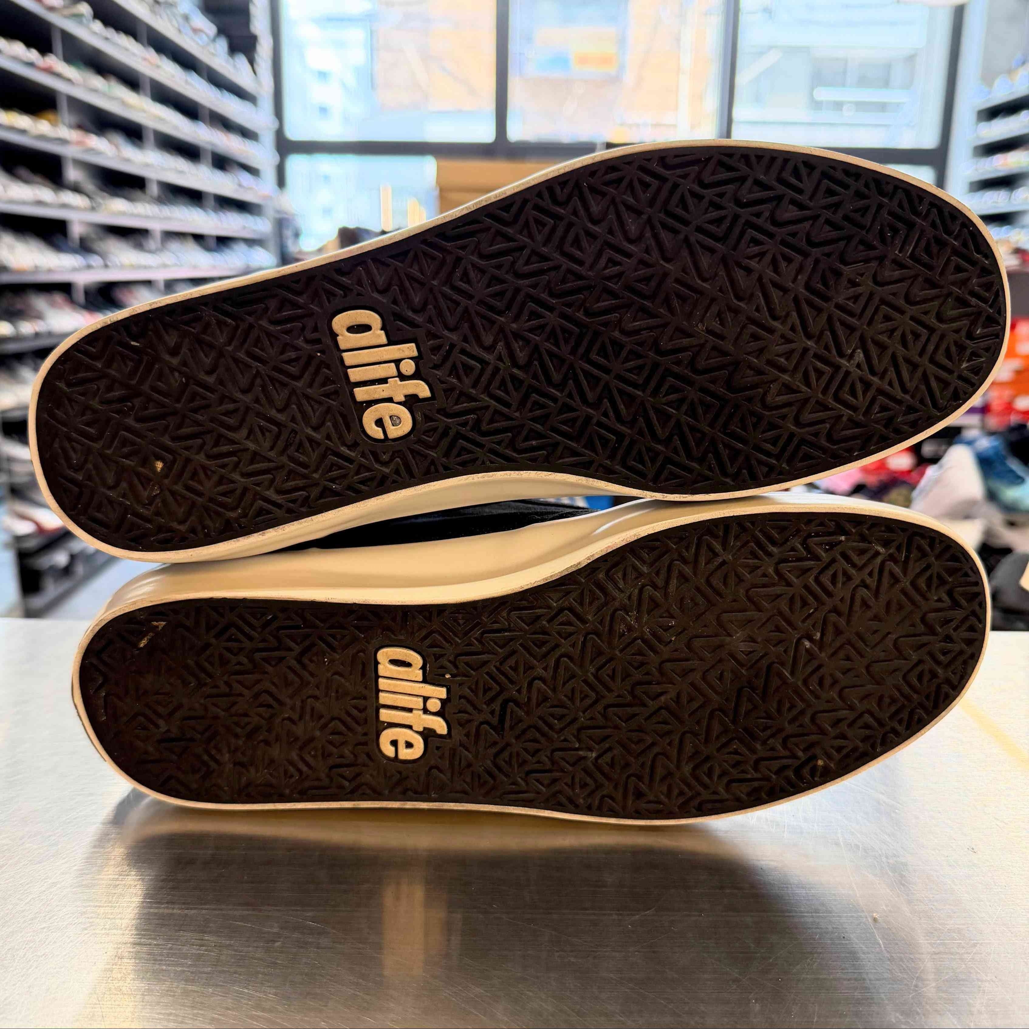 【US10.5】 ALIFE EVERYBODY HIGH CROSS-CANVAS SU9EVHIX3 【USED】