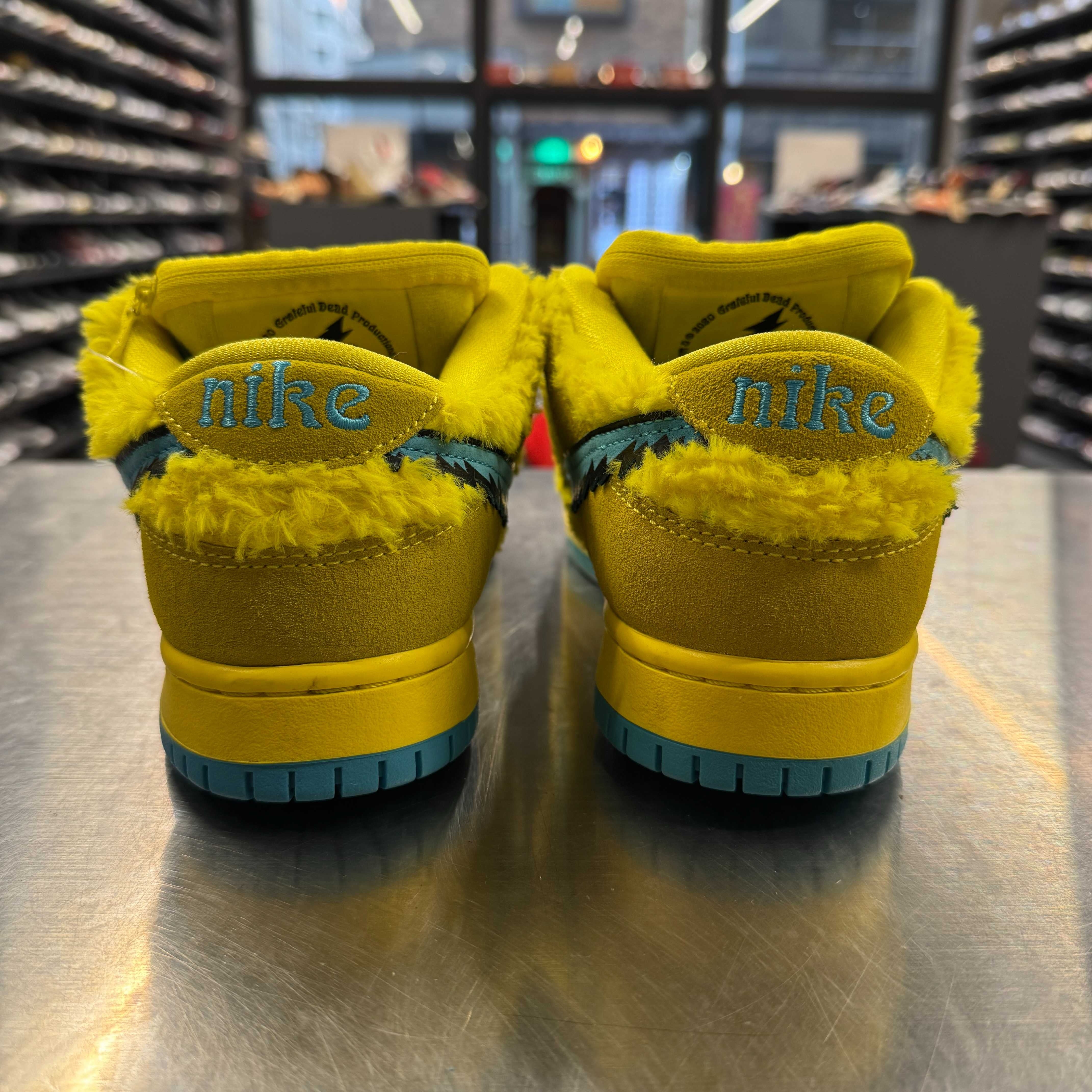 【US7.5】 NIKE SB SB DUNK LOW PRO QS YELLOW BEAR CJ5378-700 【USED】