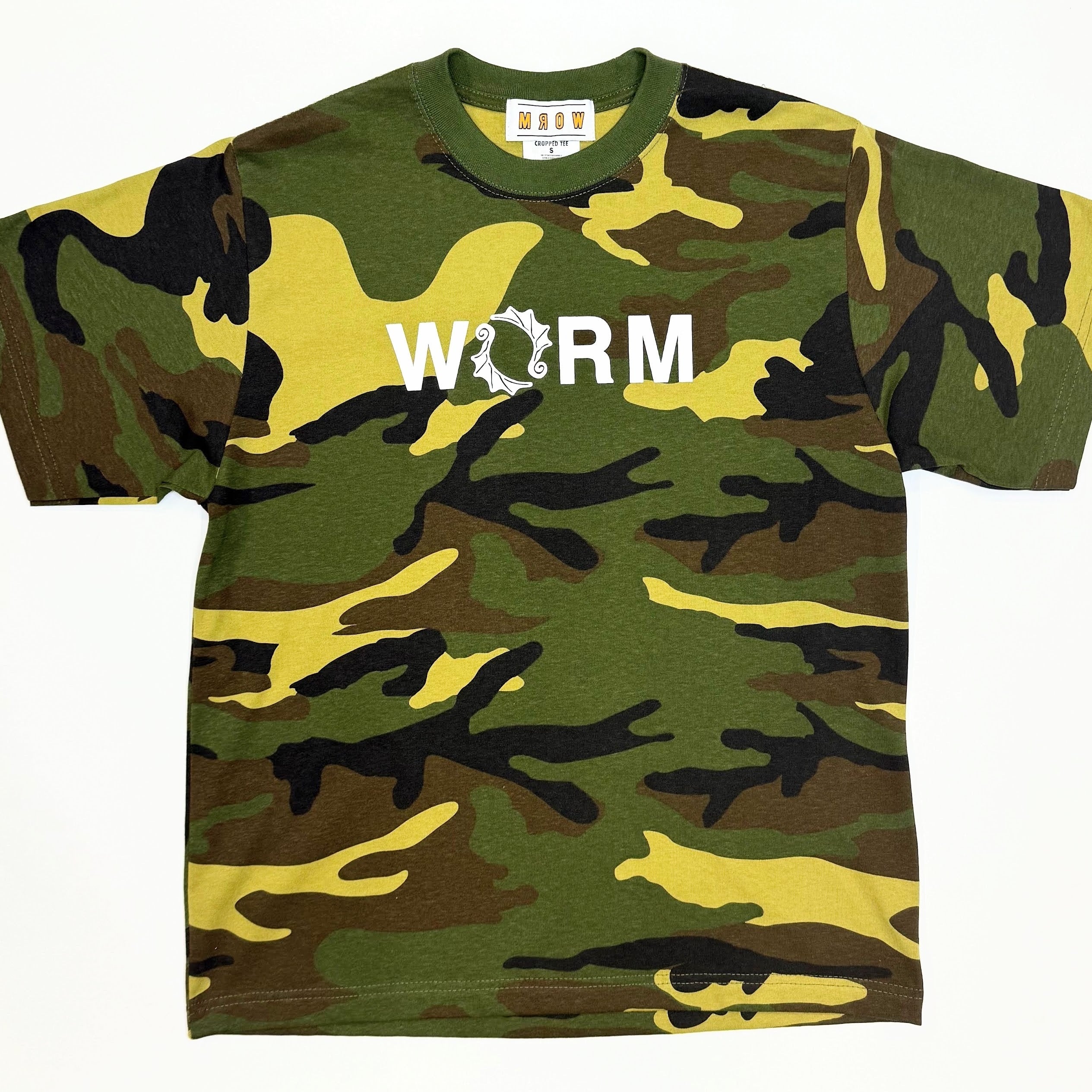 WORM LOGO T-SHIRT CAMO S
