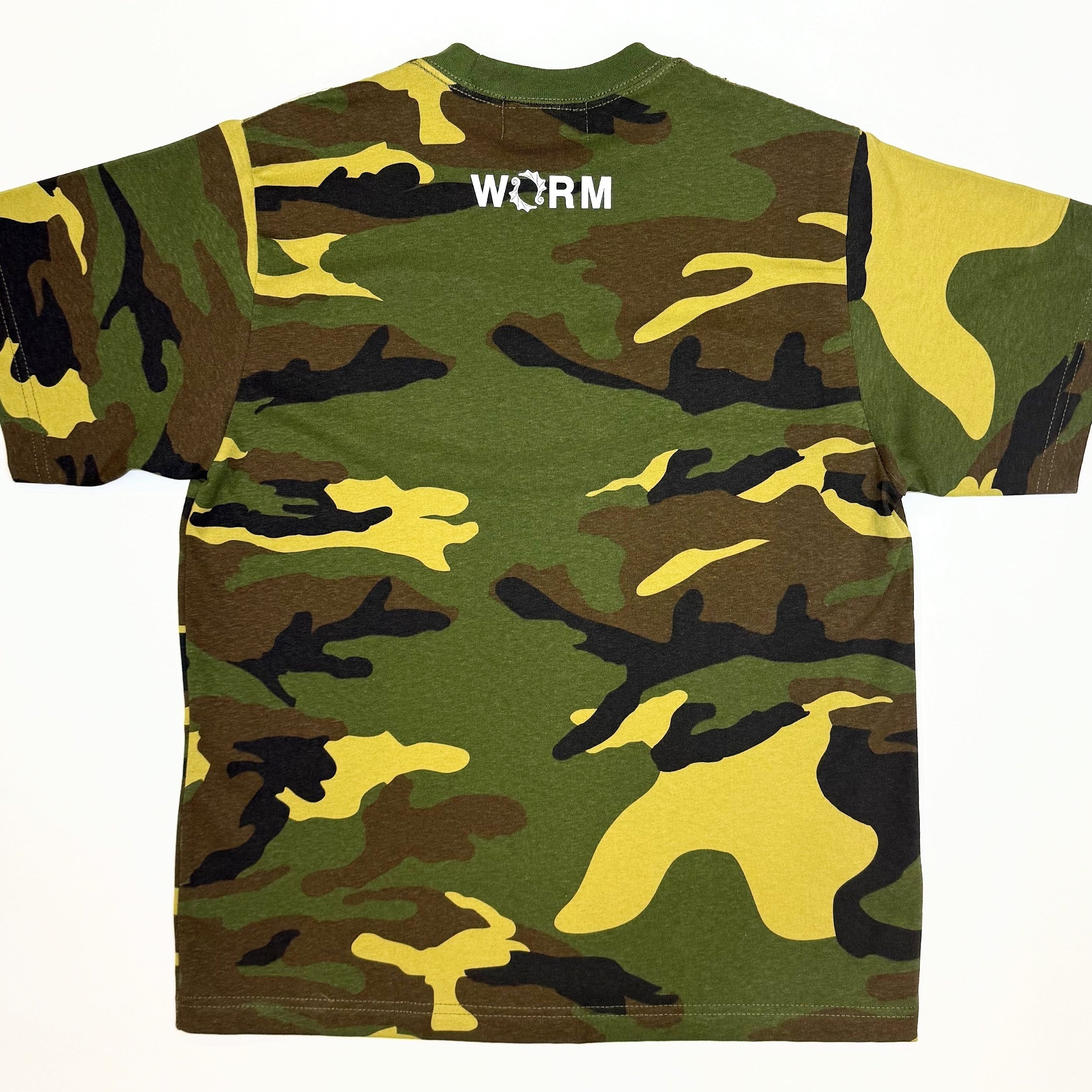 WORM LOGO T-SHIRT CAMO XL