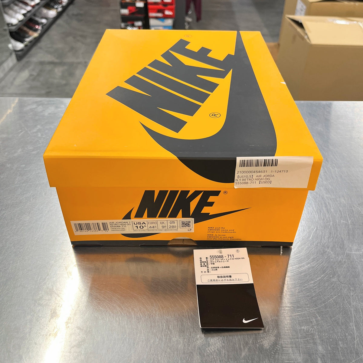 【US10.5】 AIR JORDAN 1 RETRO HIGH OG 555088-711 【USED】