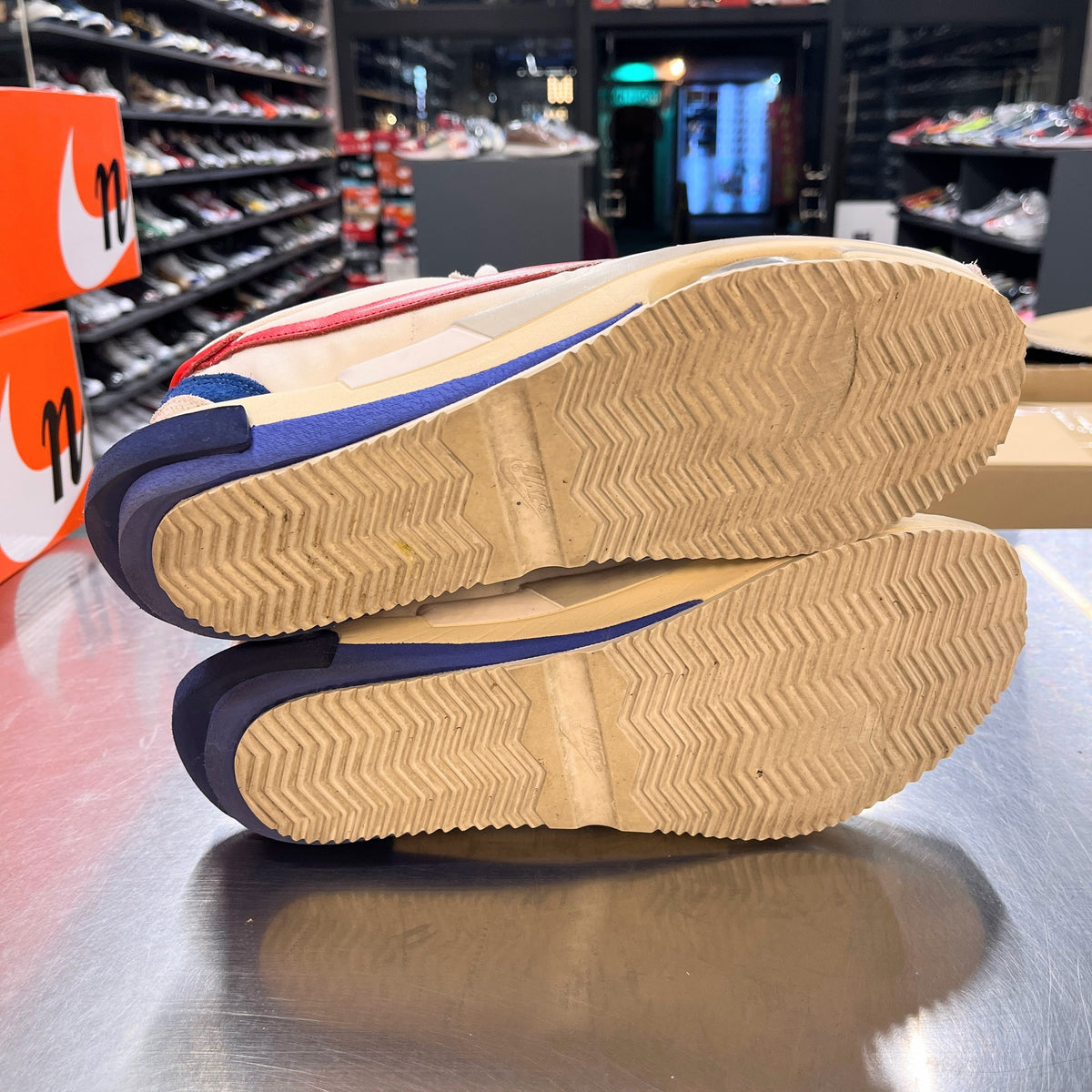 【US10】 NIKE ZOOM CORTEZ SP SACAI DQ0581-100 【USED】