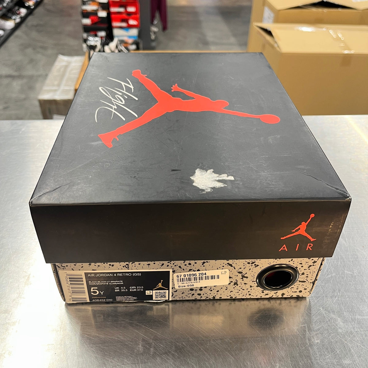【US5Y】 AIR JORDAN 5 RETRO GS 408452-010 【USED】