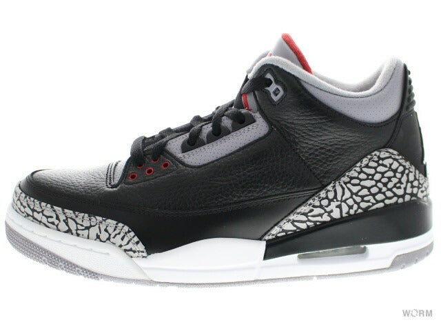 【US12】 AIR JORDAN 3 RETRO Black Cement 136064-010 【DS】