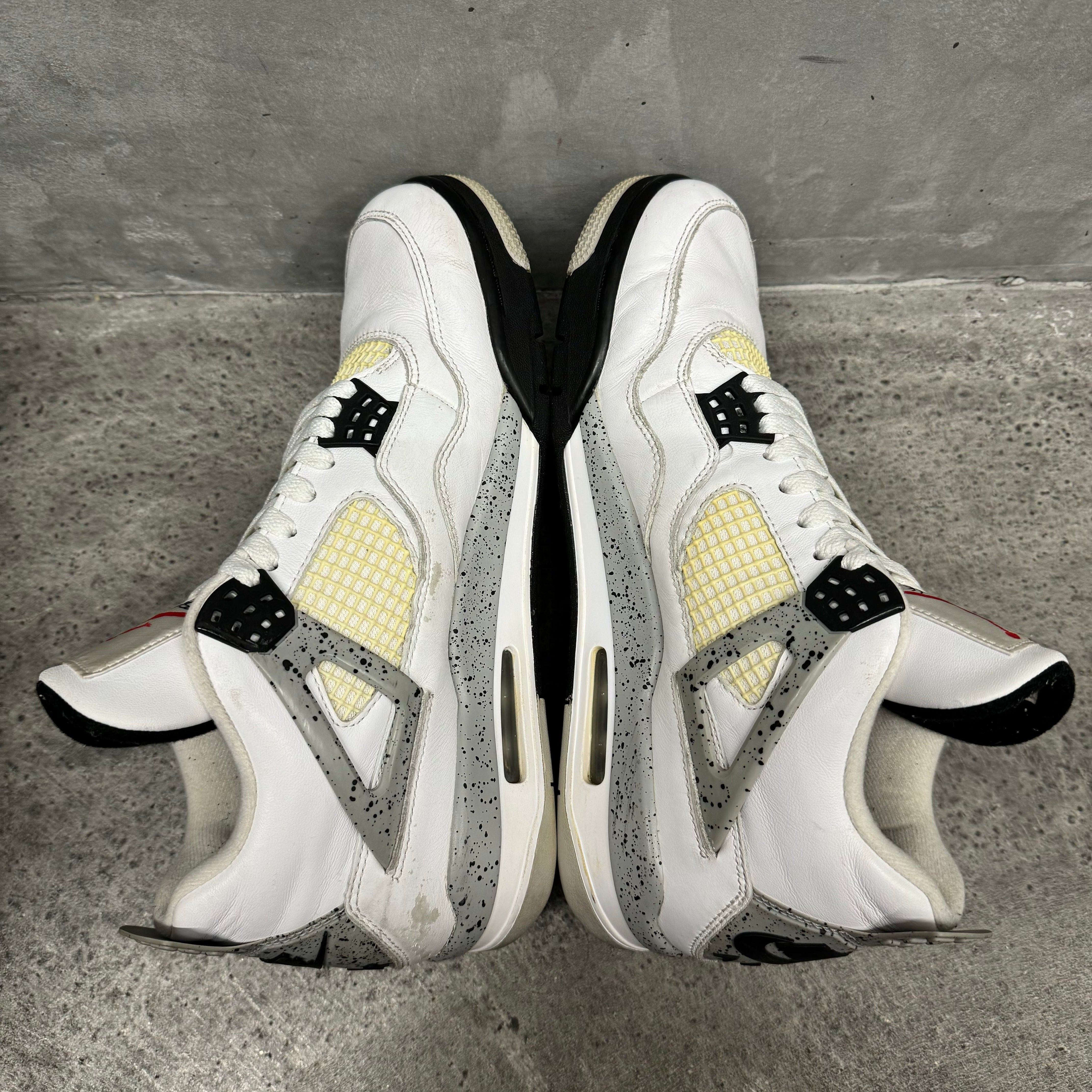 【US10.5】AIR JORDAN 4 RETRO OG "White Cement" 840606-912