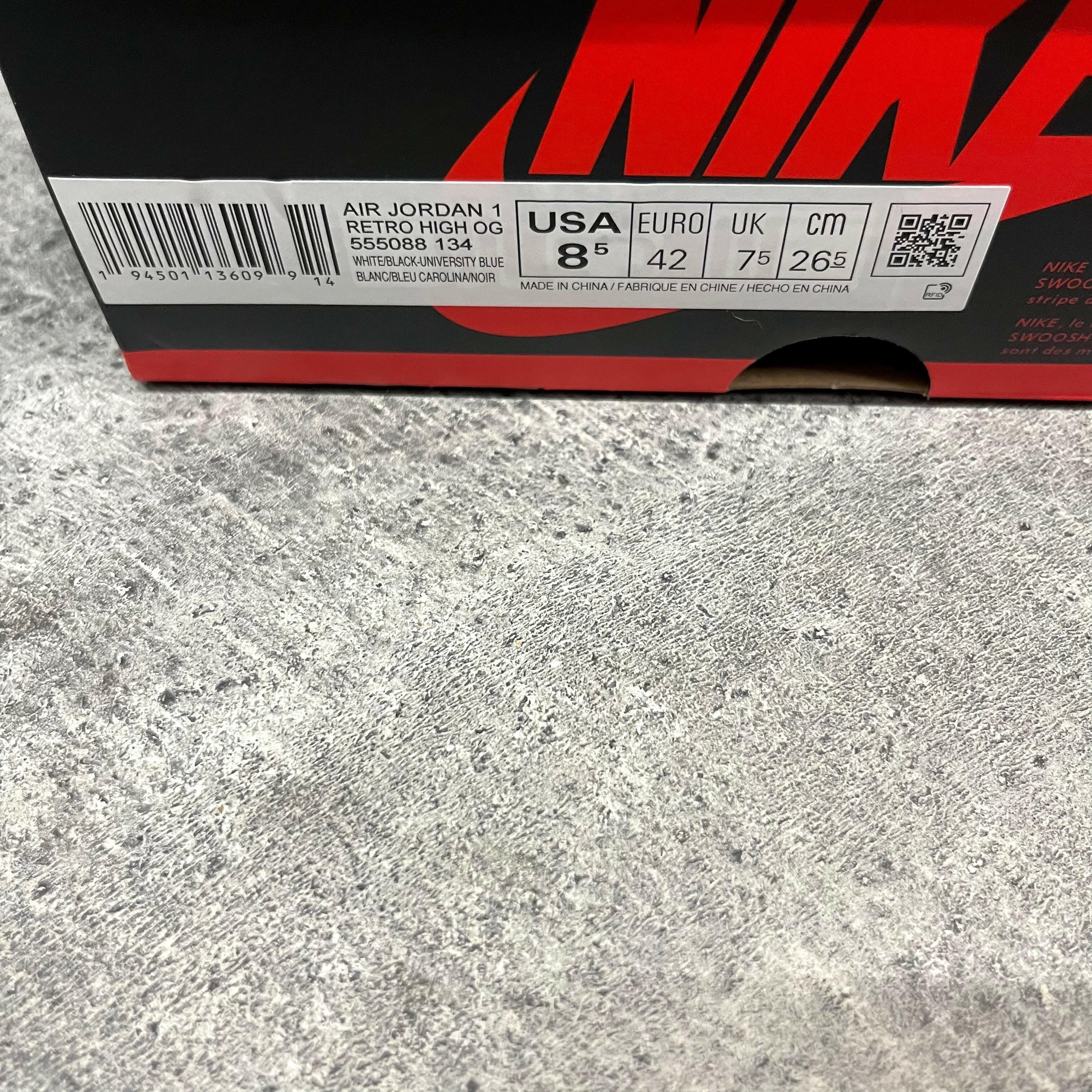 【US8.5】AIR JORDAN 1 RETRO HIGH OG 555088-134