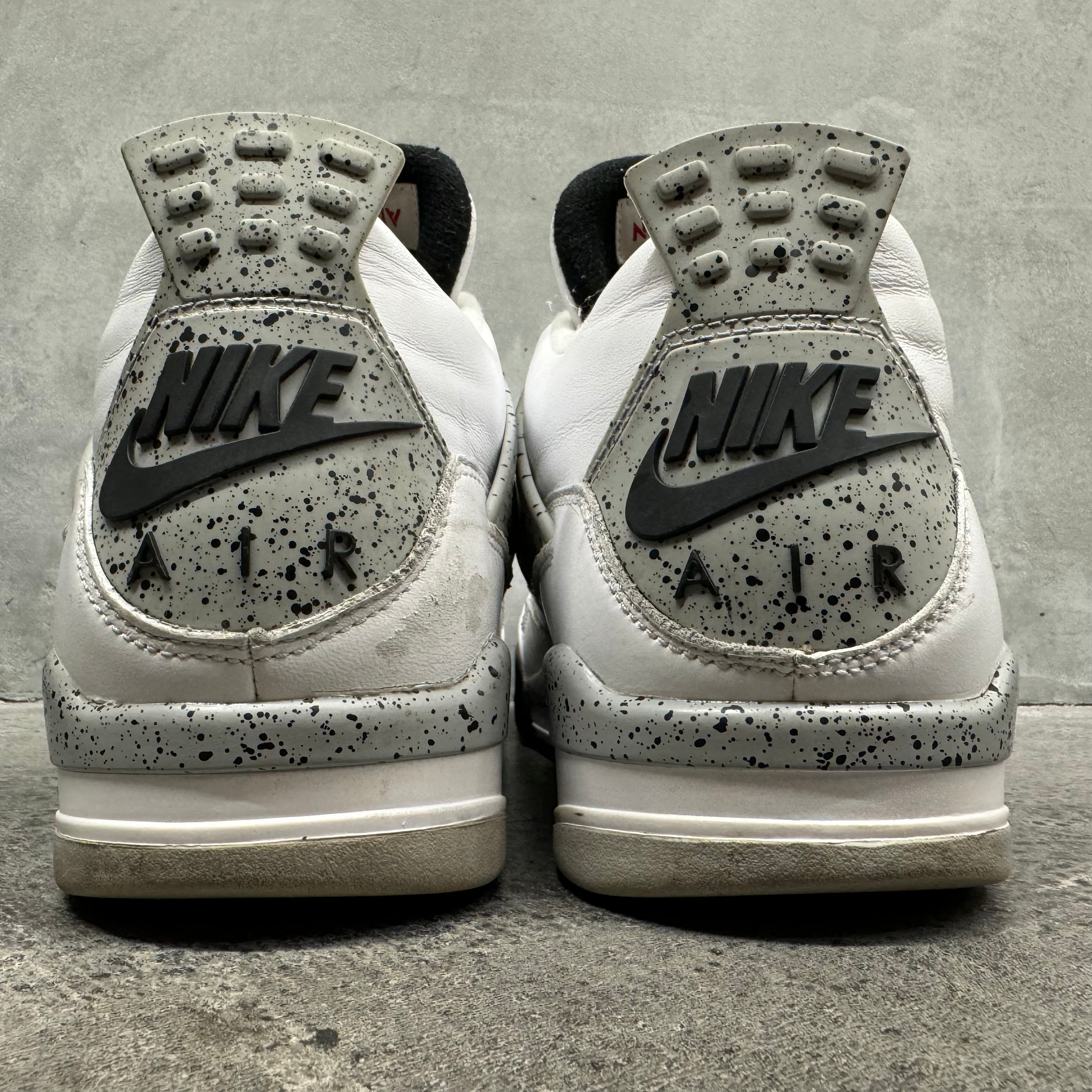 【US10.5】AIR JORDAN 4 RETRO OG "White Cement" 840606-912