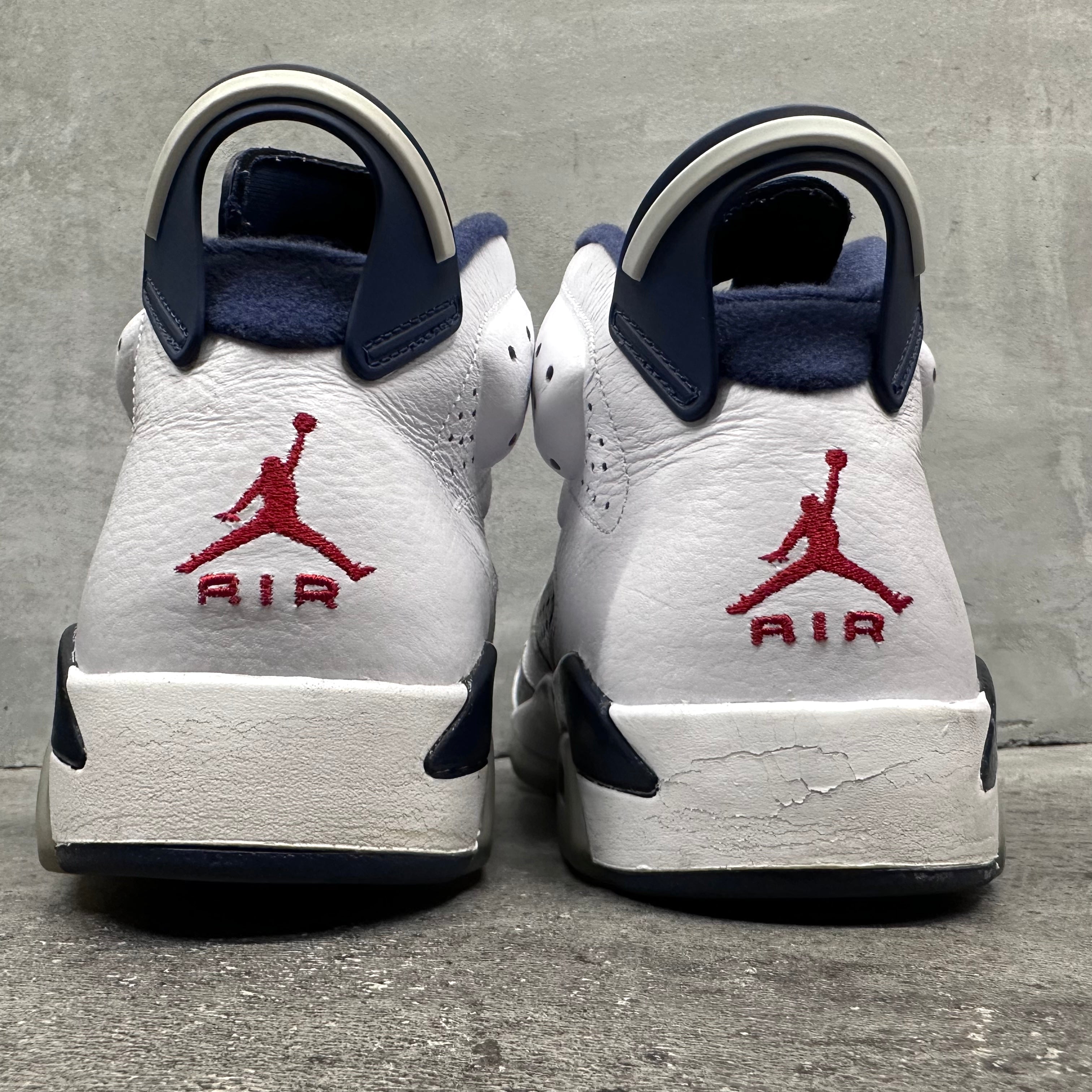 【US9.5】AIR JORDAN 6 RETRO "OLYMPIC" 384664-130