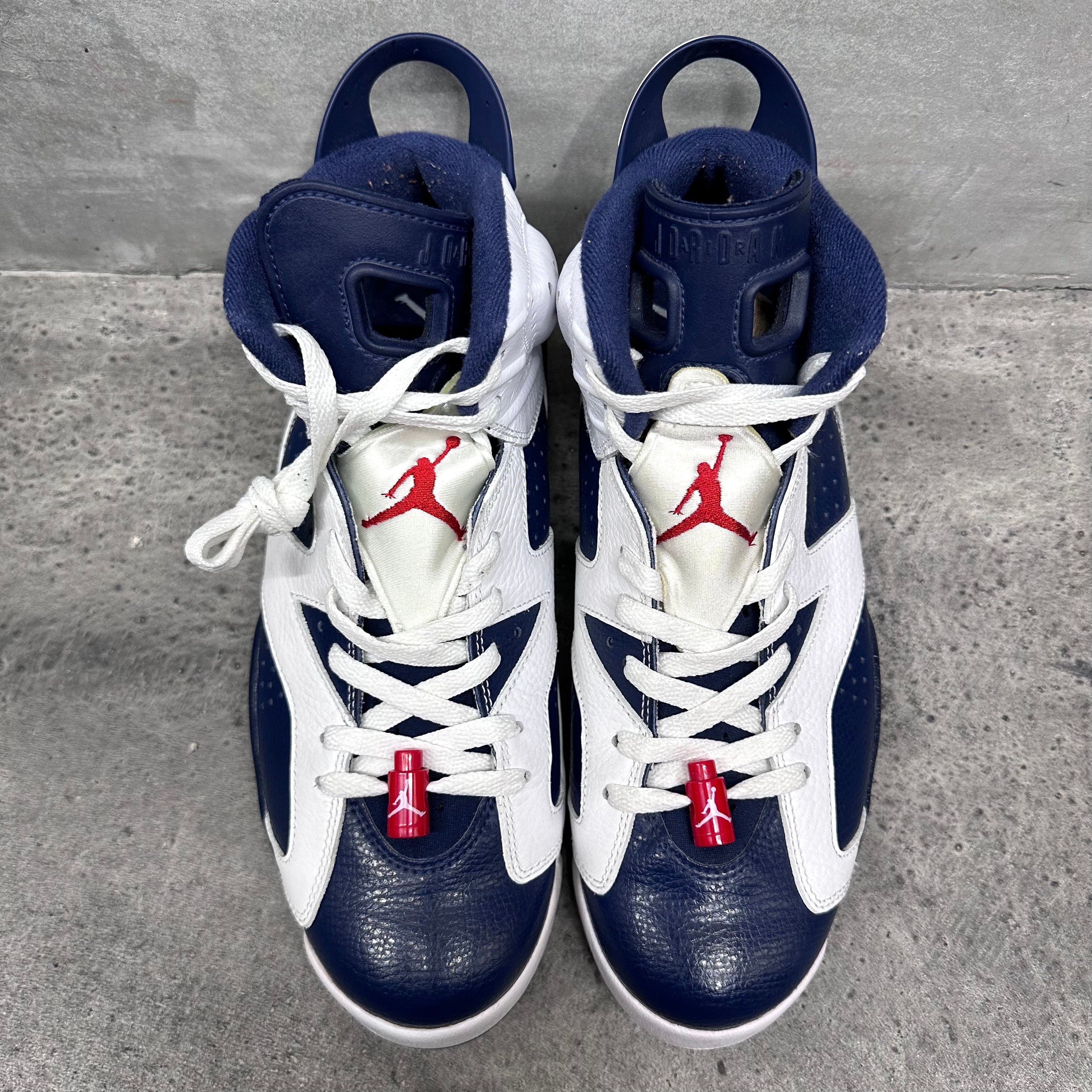 【US9.5】AIR JORDAN 6 RETRO "OLYMPIC" 384664-130