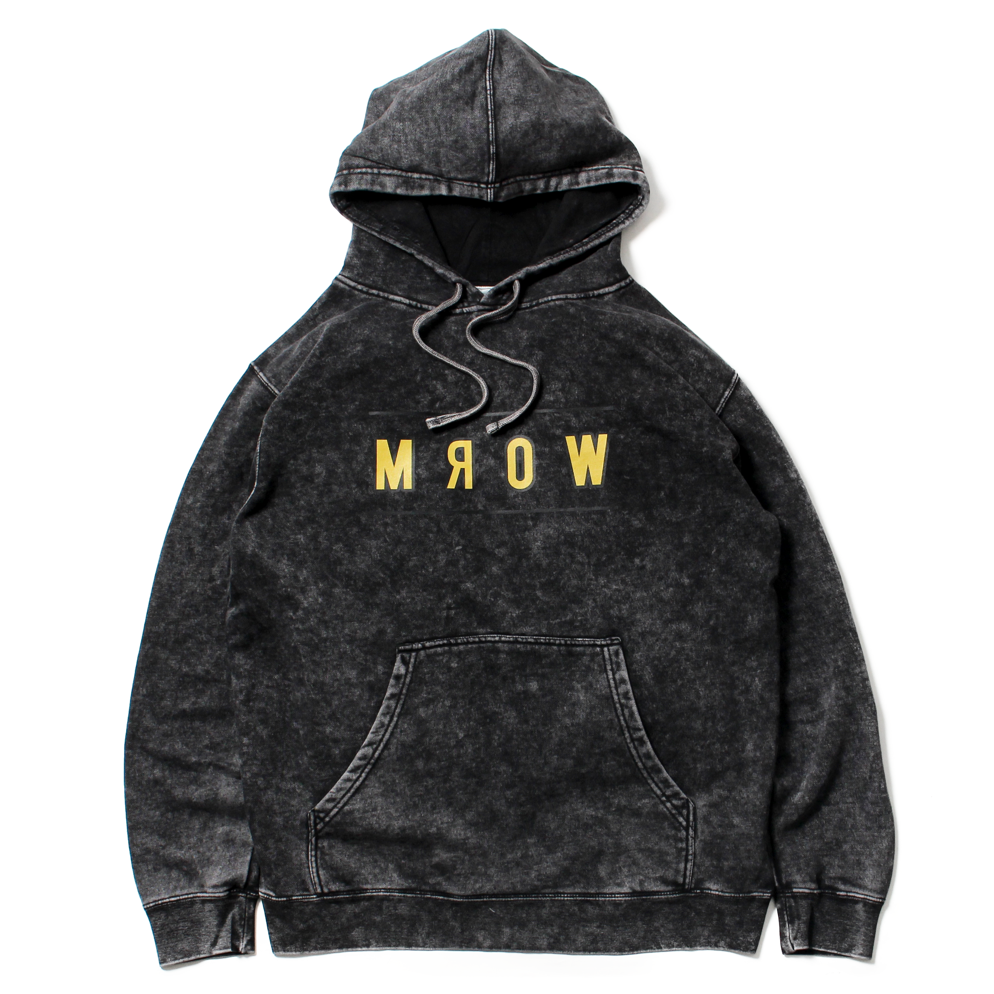 WORM NAKAMEGURO LOGO HOODIE black