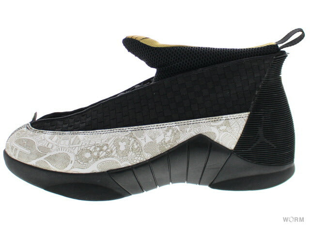 Jordan 15 black store gold