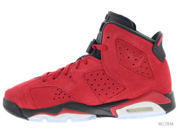 AIR JORDAN 6 RETRO (GS) 384665-600 varsity red/black エア