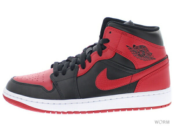 AIR JORDAN 1 MID 554724-074 black/gym red-white Air Jordan Mid [DS]