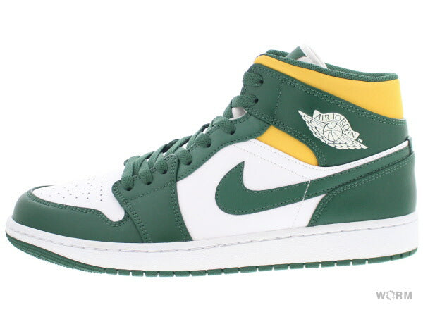 AIR JORDAN 1 MID 554724-371 noble green/pollen-white Air Jordan mid [D